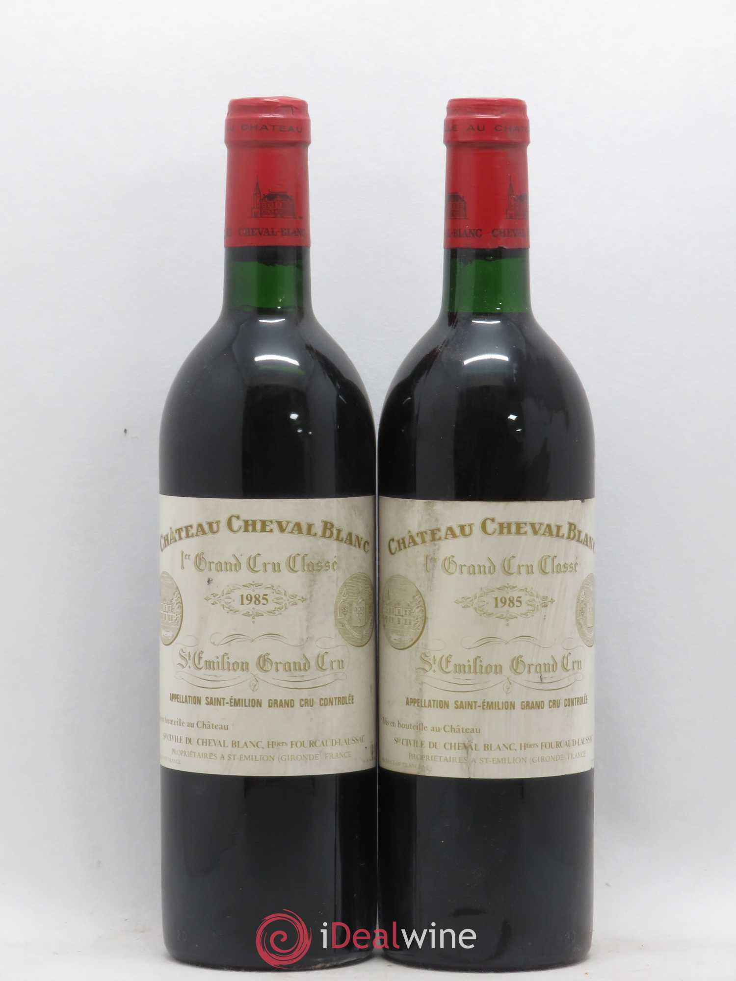 Château Cheval Blanc 1er Grand Cru Classé A 1985 - Lot de 2 bouteilles - 0