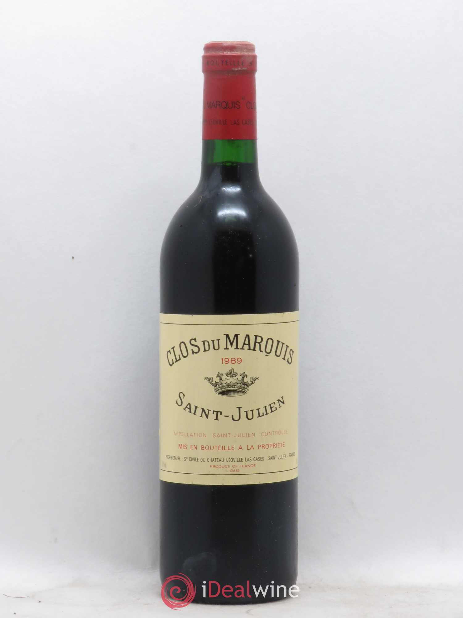 Clos du Marquis 1989 - Lot de 1 bouteille - 0