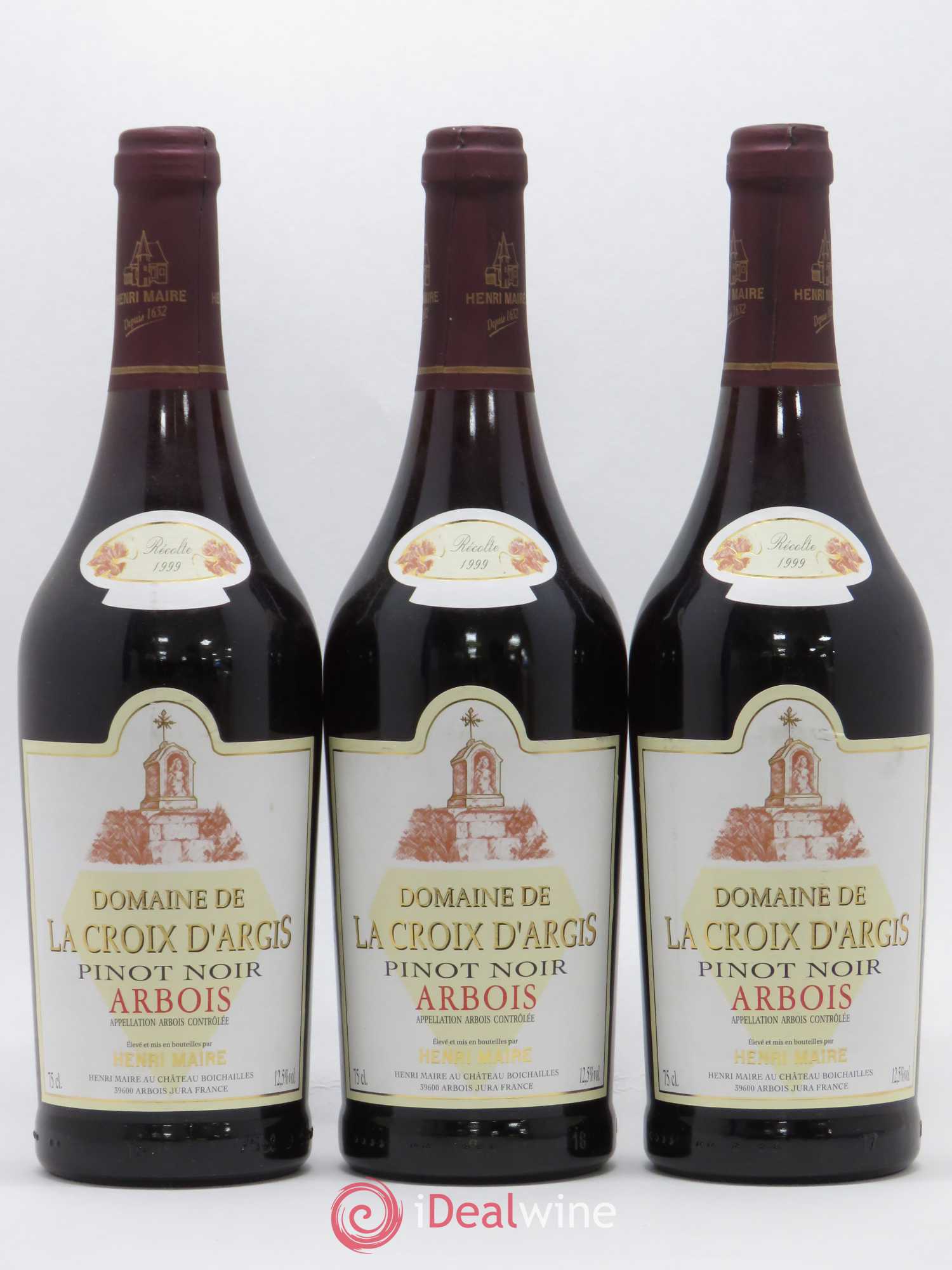 Arbois Domaine de La Croix D'Argis (sans prix de réserve) 1999 - Posten von 3 Flaschen - 0