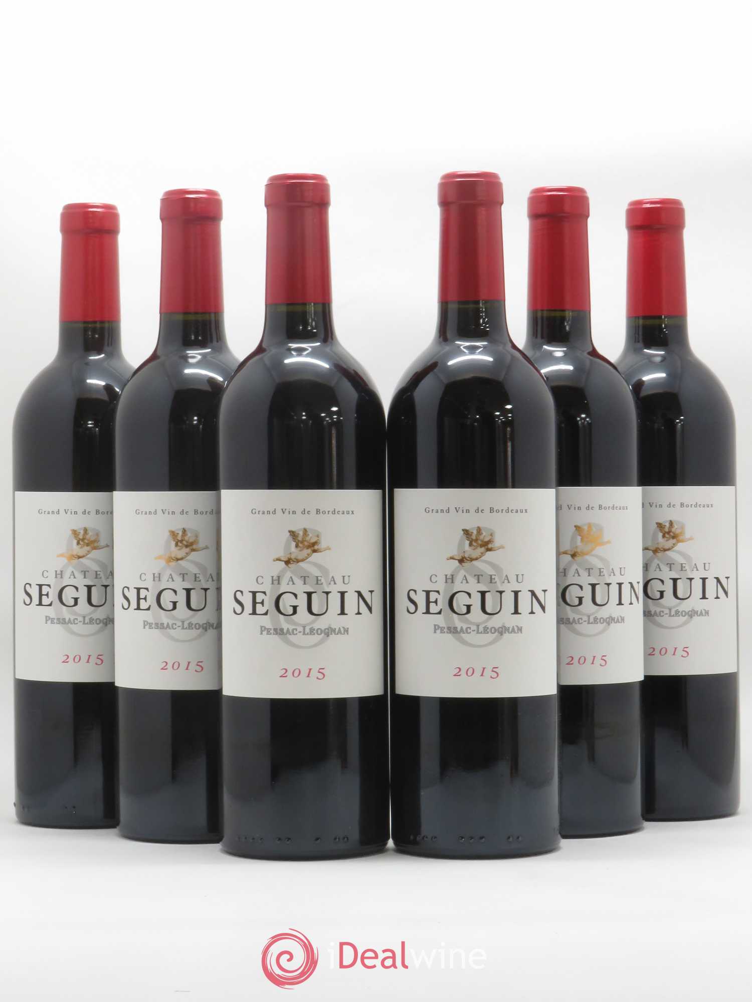 Pessac-Léognan Château Seguin (sans prix de réserve) 2015 - Posten von 6 Flaschen - 0