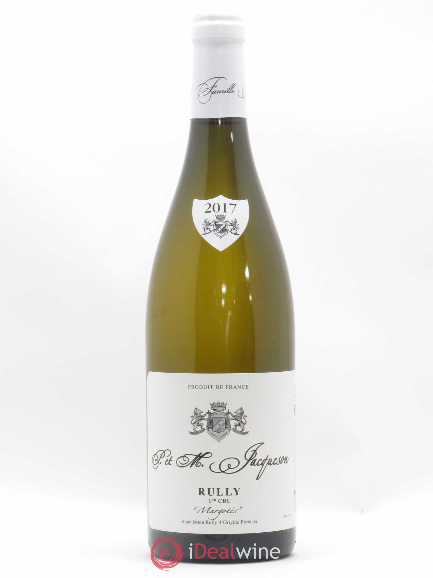 Rully 1er Cru Margotés Paul & Marie Jacqueson 2017 - Posten von 1 Flasche - 0