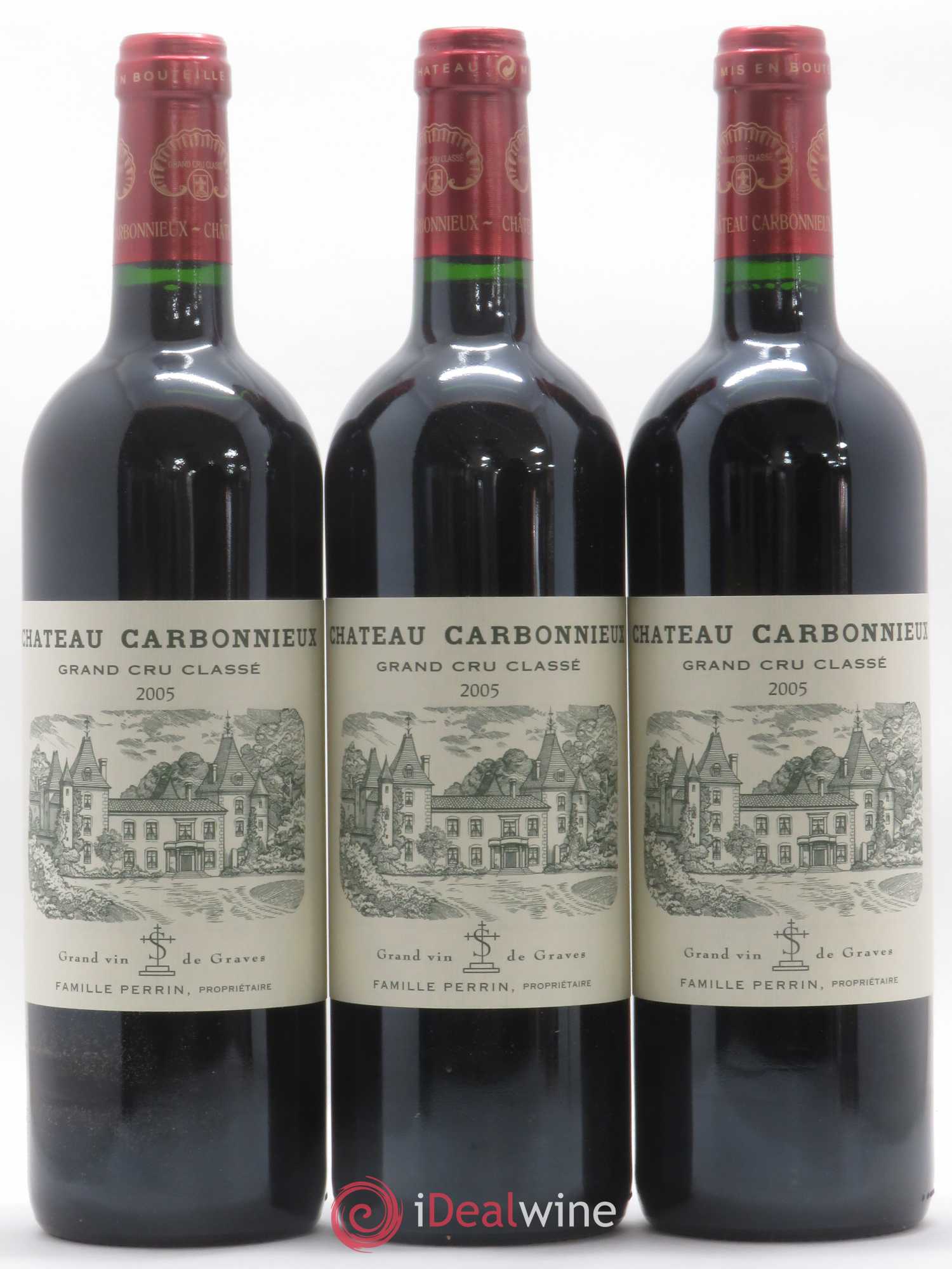 Château Carbonnieux Cru Classé de Graves 2005 - Lot de 6 bouteilles - 1