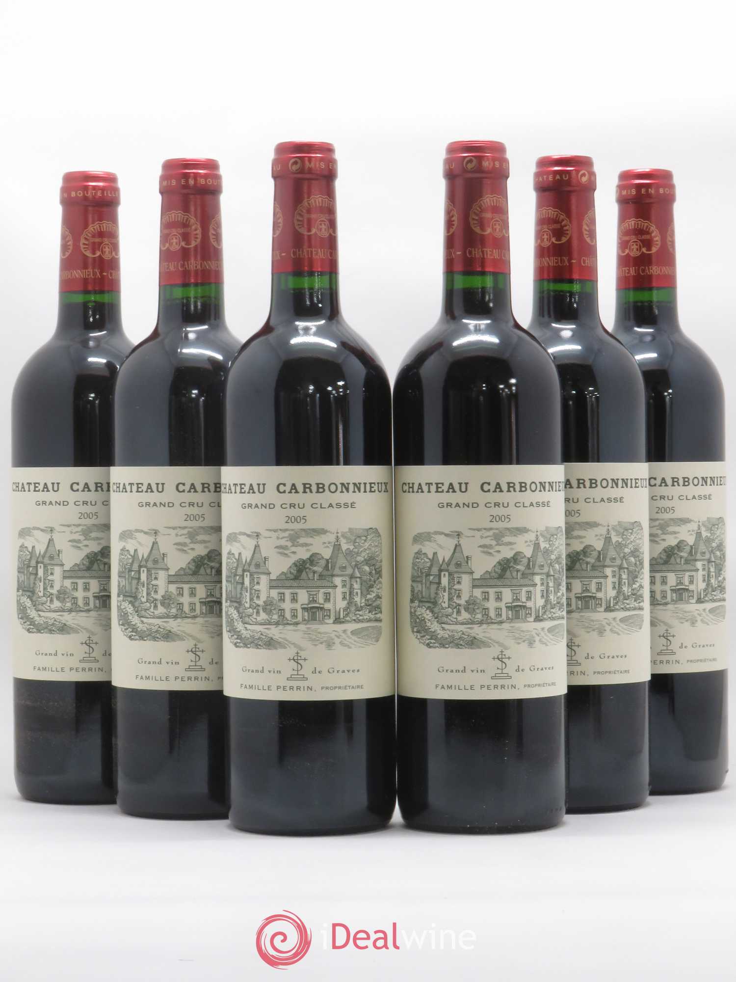 Château Carbonnieux Cru Classé de Graves 2005 - Lot de 6 bouteilles - 0