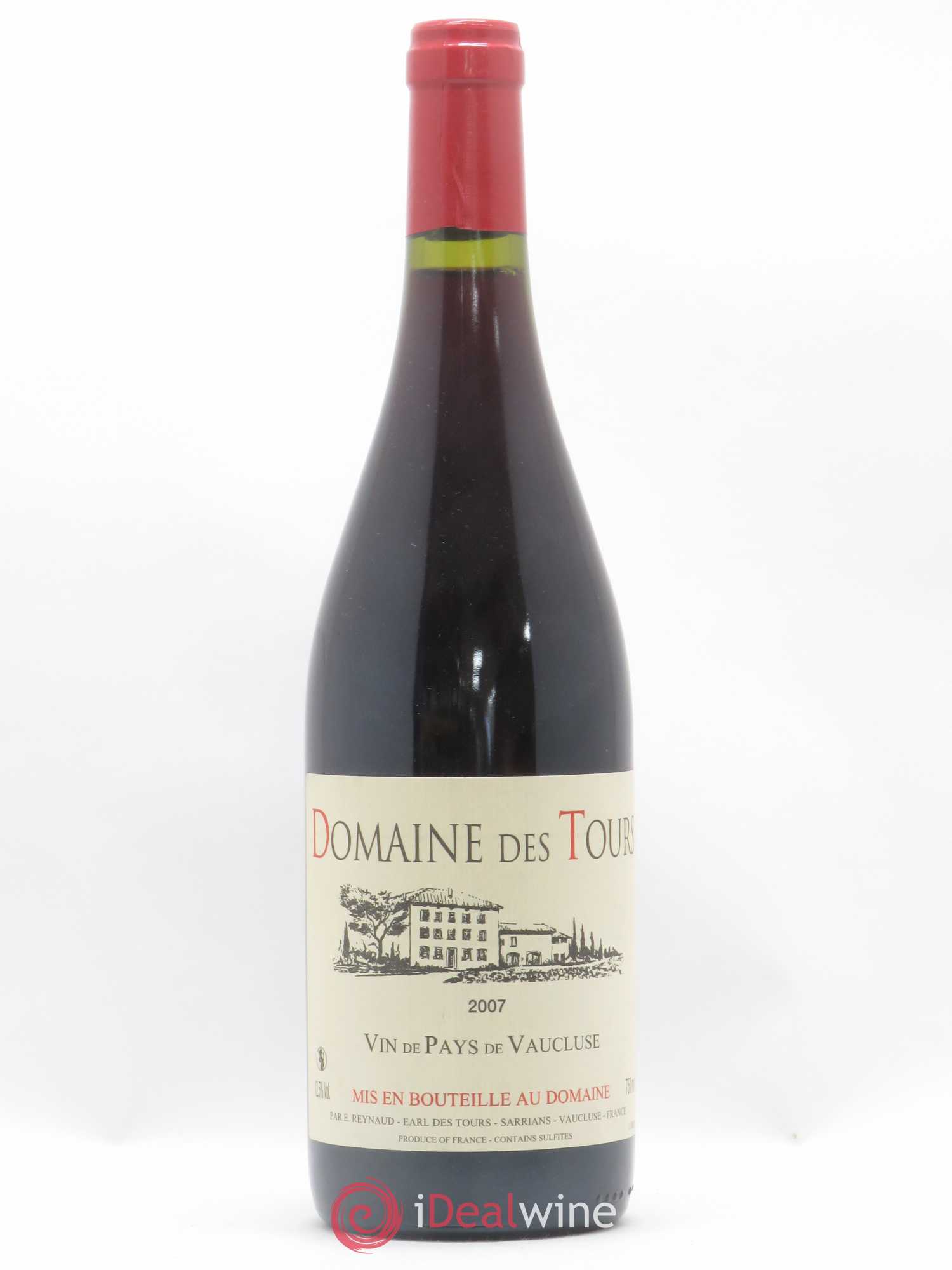 Vaucluse (Vin de Pays de Vaucluse) Domaine des Tours Emmanuel Reynaud 2007 - Lot de 1 bouteille - 0