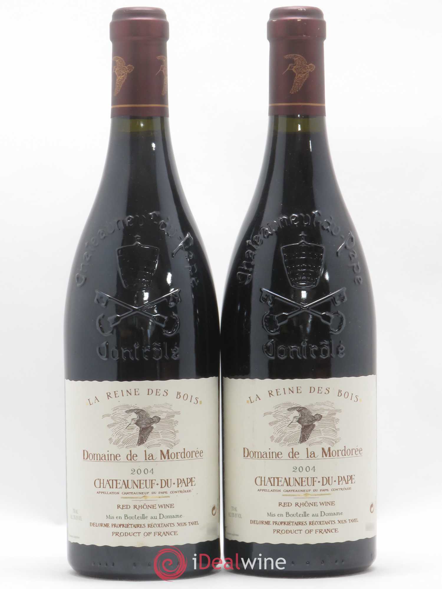 Châteauneuf-du-Pape Cuvée de la Reine des Bois La Mordorée (Domaine de) 2004 - Lot de 2 bouteilles - 0