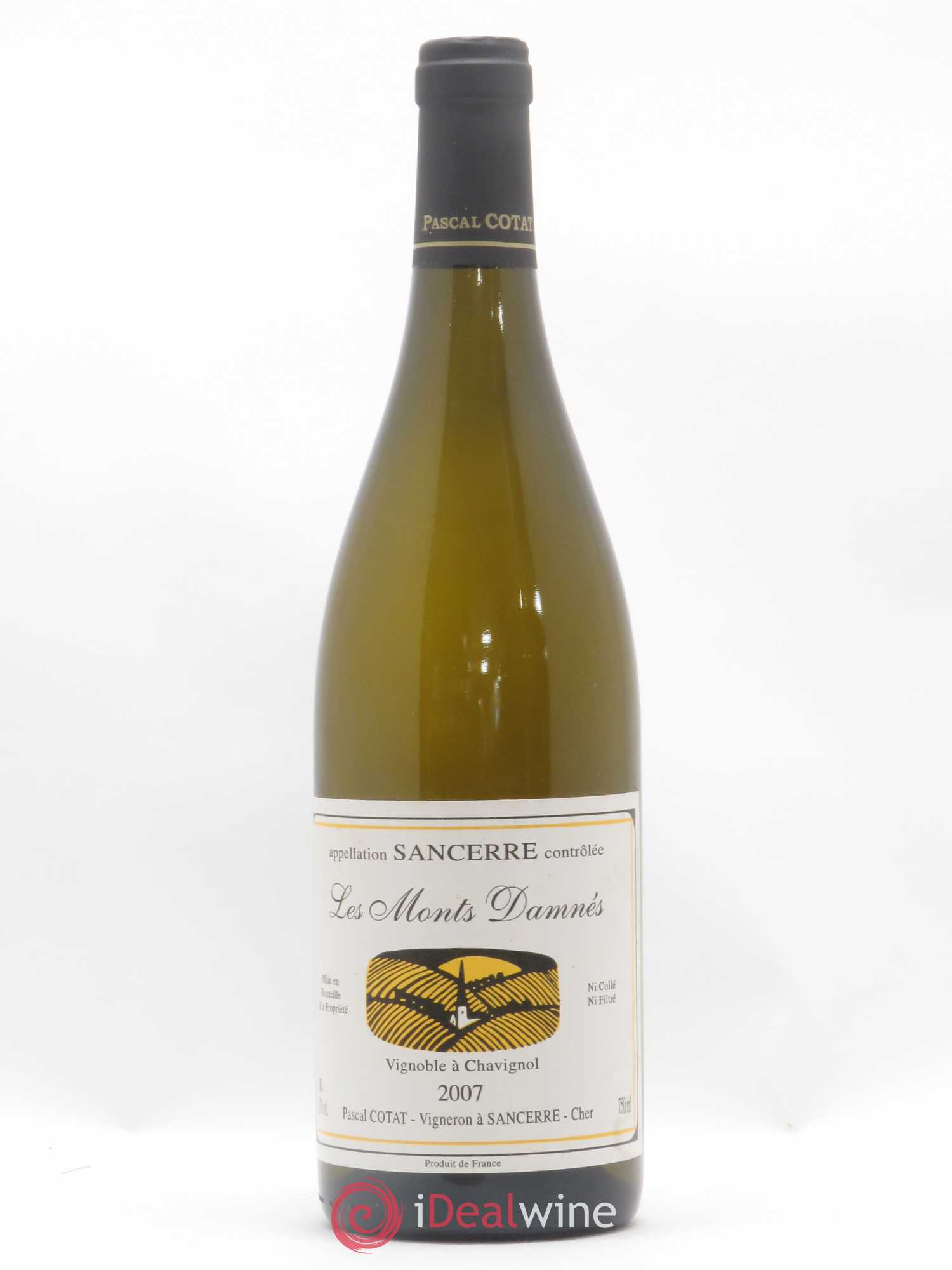 Sancerre Les Monts Damnés Pascal Cotat 2007 - Lot de 1 bouteille - 0