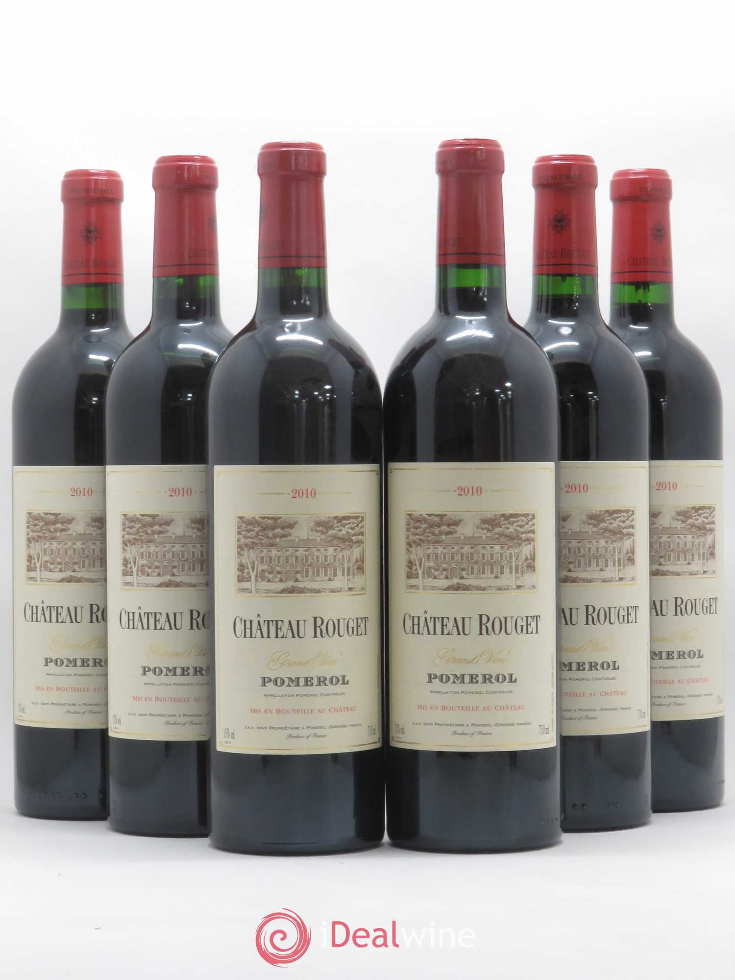 Château Rouget 2010 - Lot of 6 bottles - 0