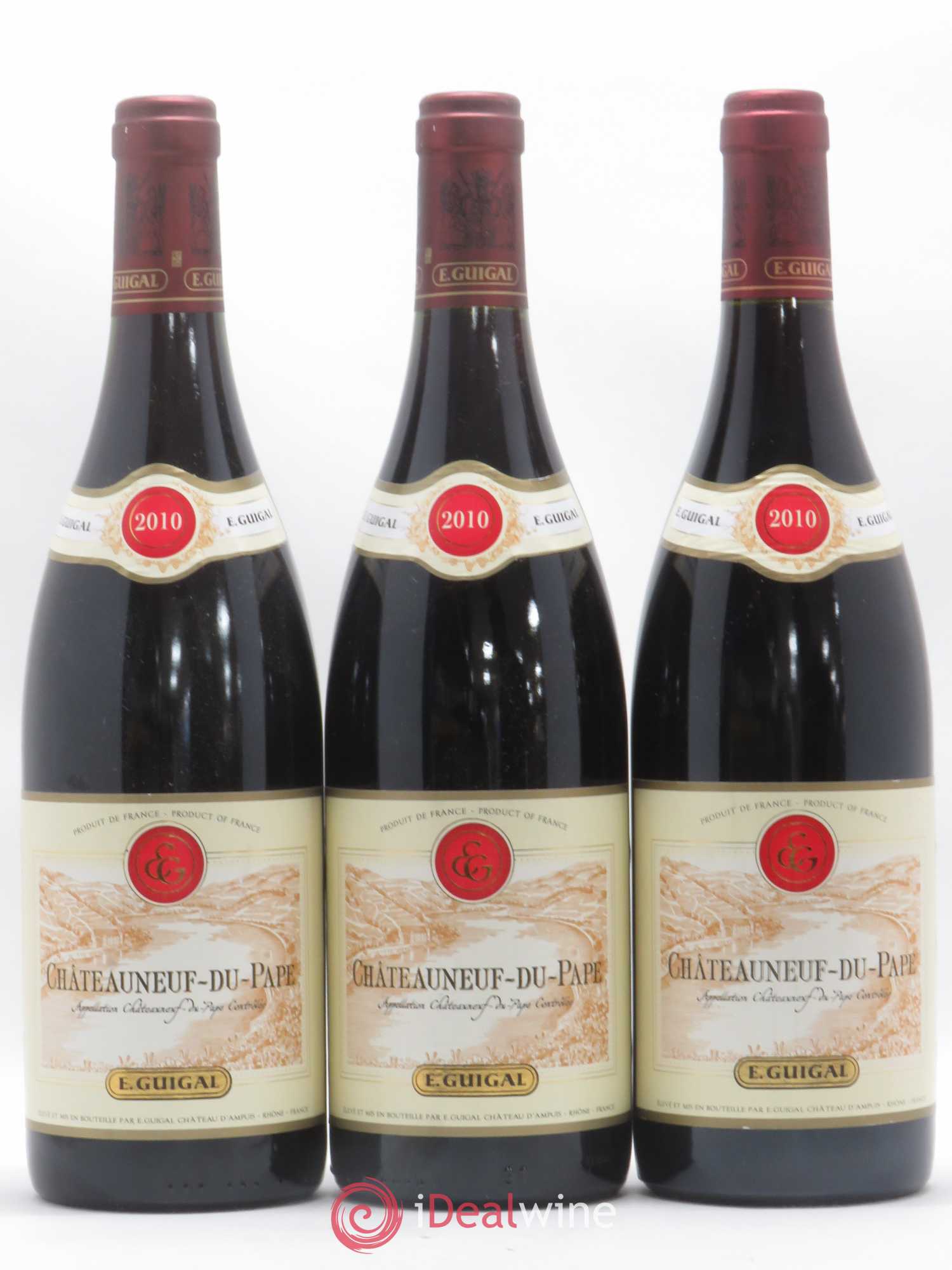 Châteauneuf-du-Pape Guigal 2010 - Lot de 3 bouteilles - 0