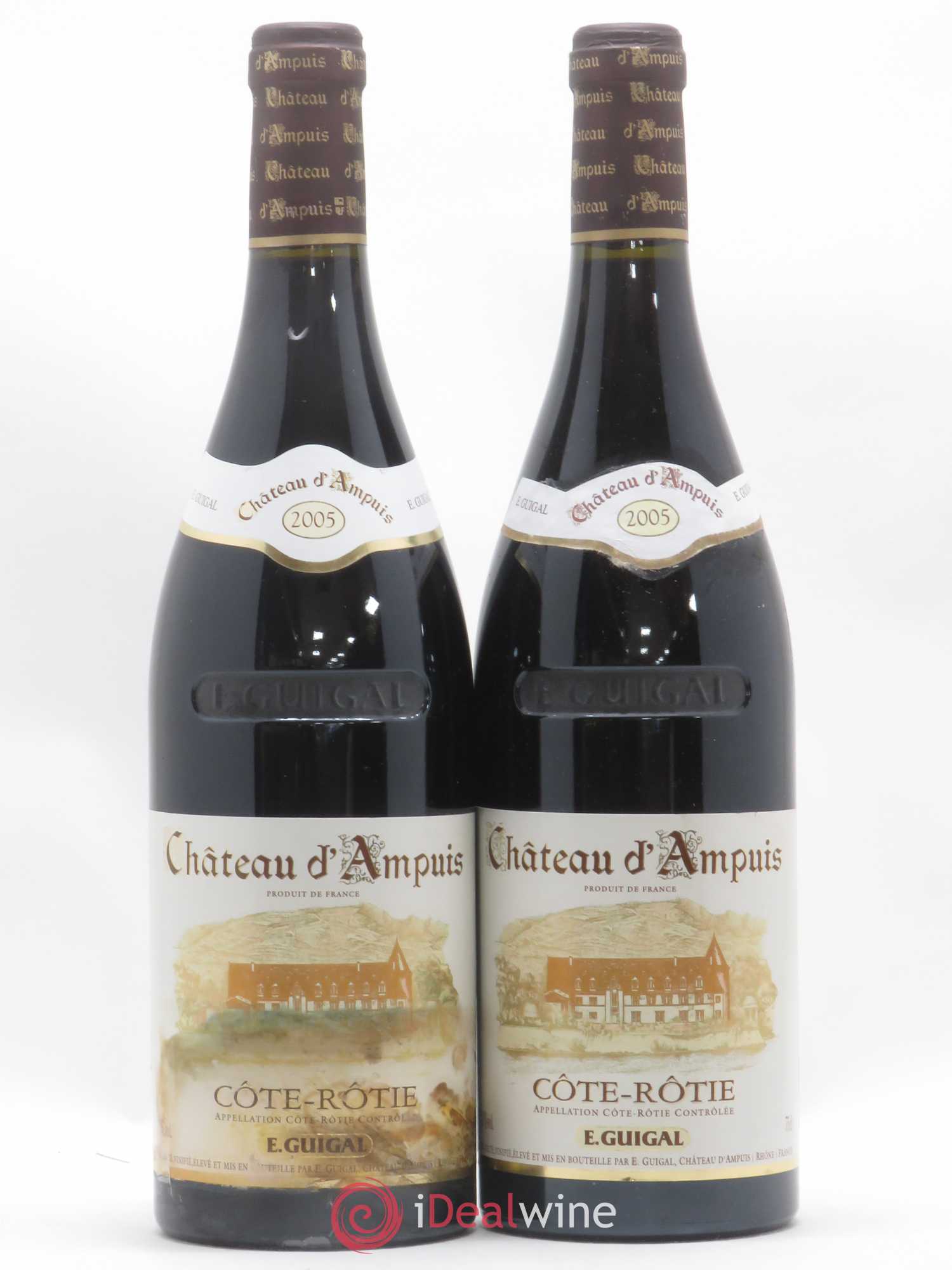 Côte-Rôtie Château d'Ampuis Guigal 2005 - Lot de 2 bouteilles - 0