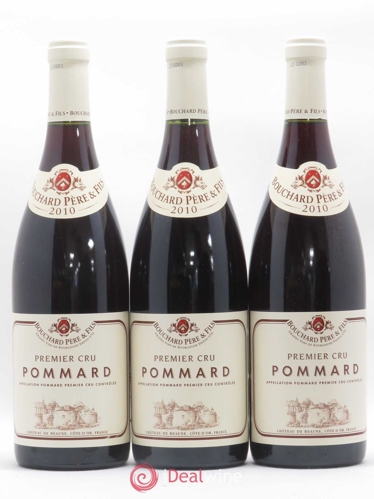 Pommard 1er Cru Bouchard Père & Fils 2010 - Lot de 3 bouteilles - 0