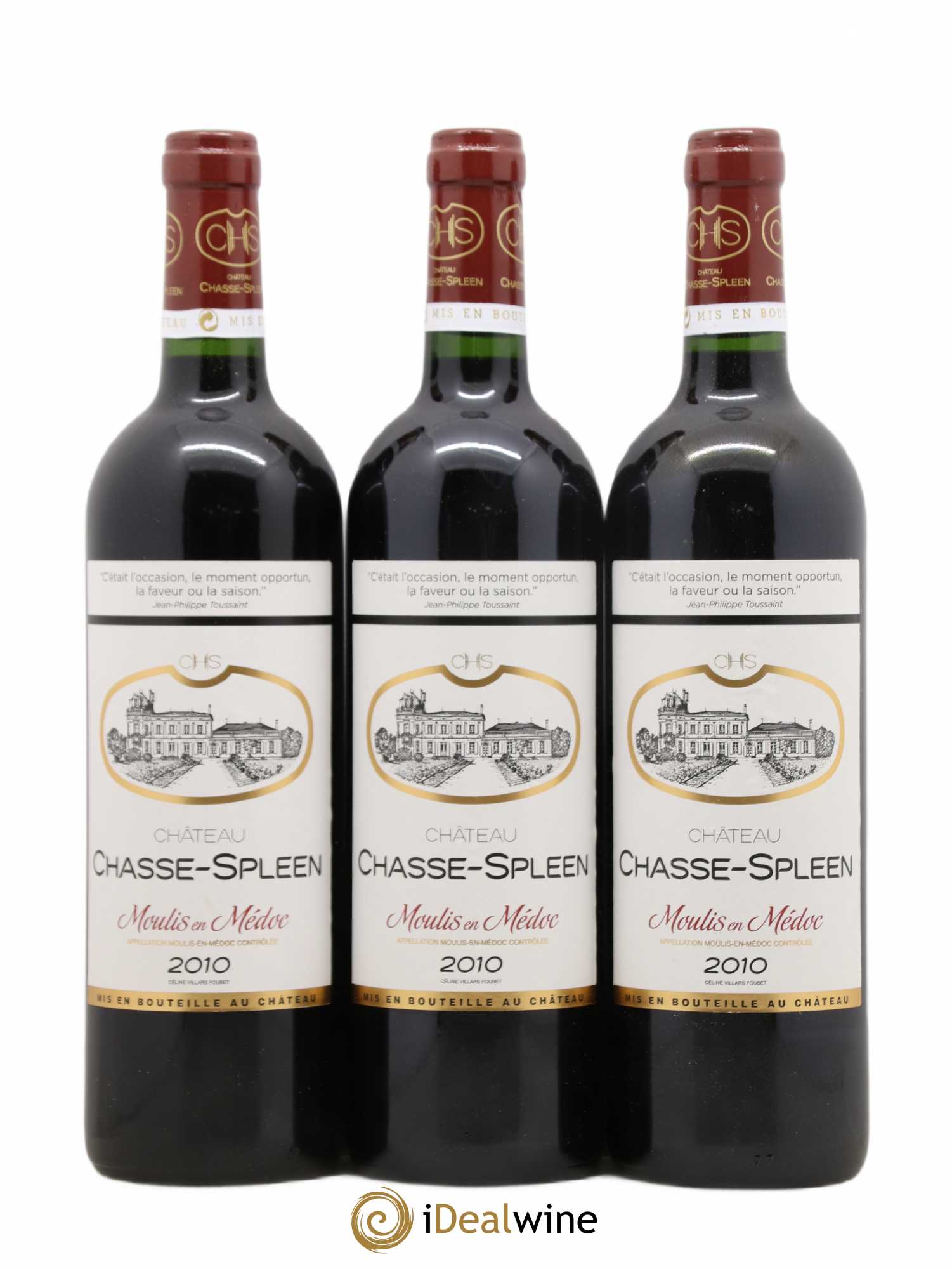 Château Chasse Spleen 2010 - Lot de 6 bouteilles - 1