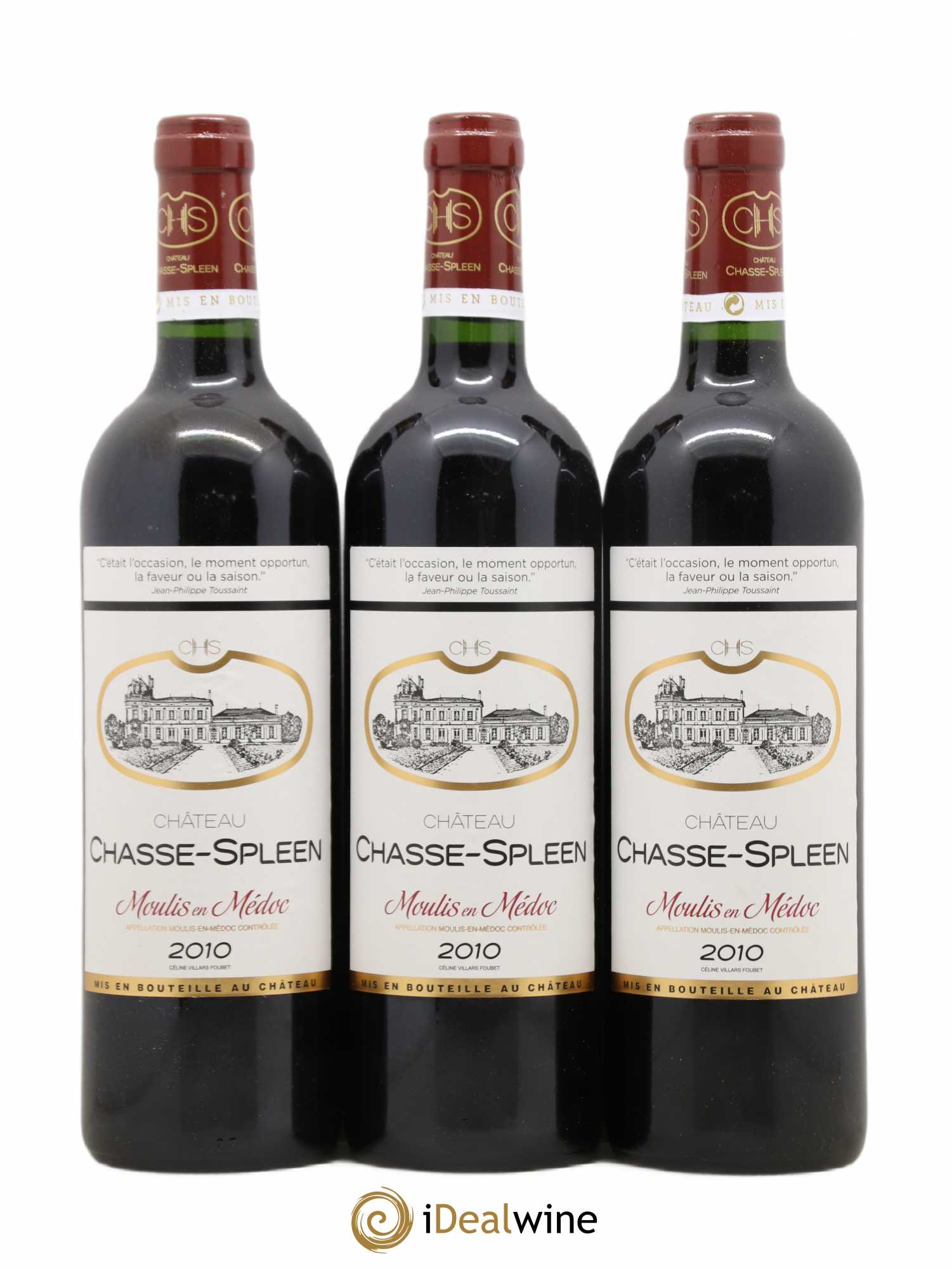 Château Chasse Spleen 2010 - Lot de 6 bouteilles - 2