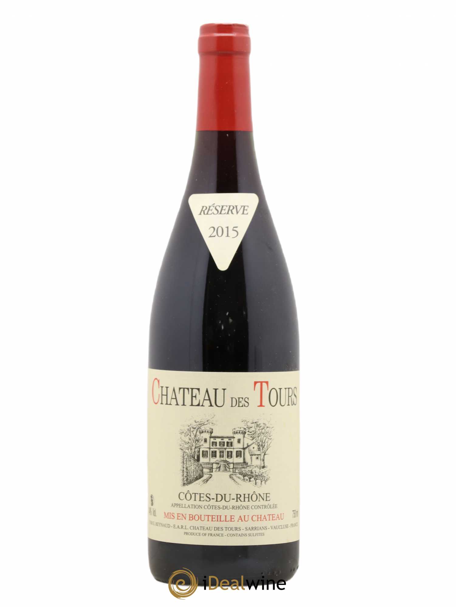 Côtes-du-Rhône Château des Tours Emmanuel Reynaud 2015 - Lot de 1 bouteille - 0