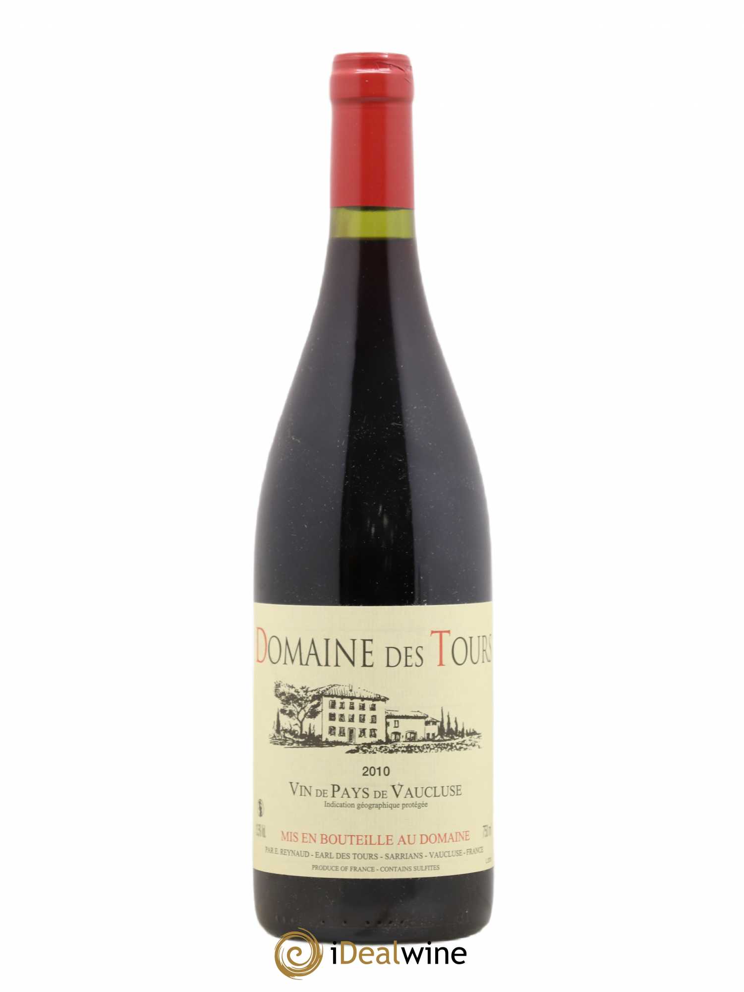 Vaucluse (Vin de Pays de Vaucluse) Domaine des Tours Emmanuel Reynaud 2010 - Lot de 1 bouteille - 0