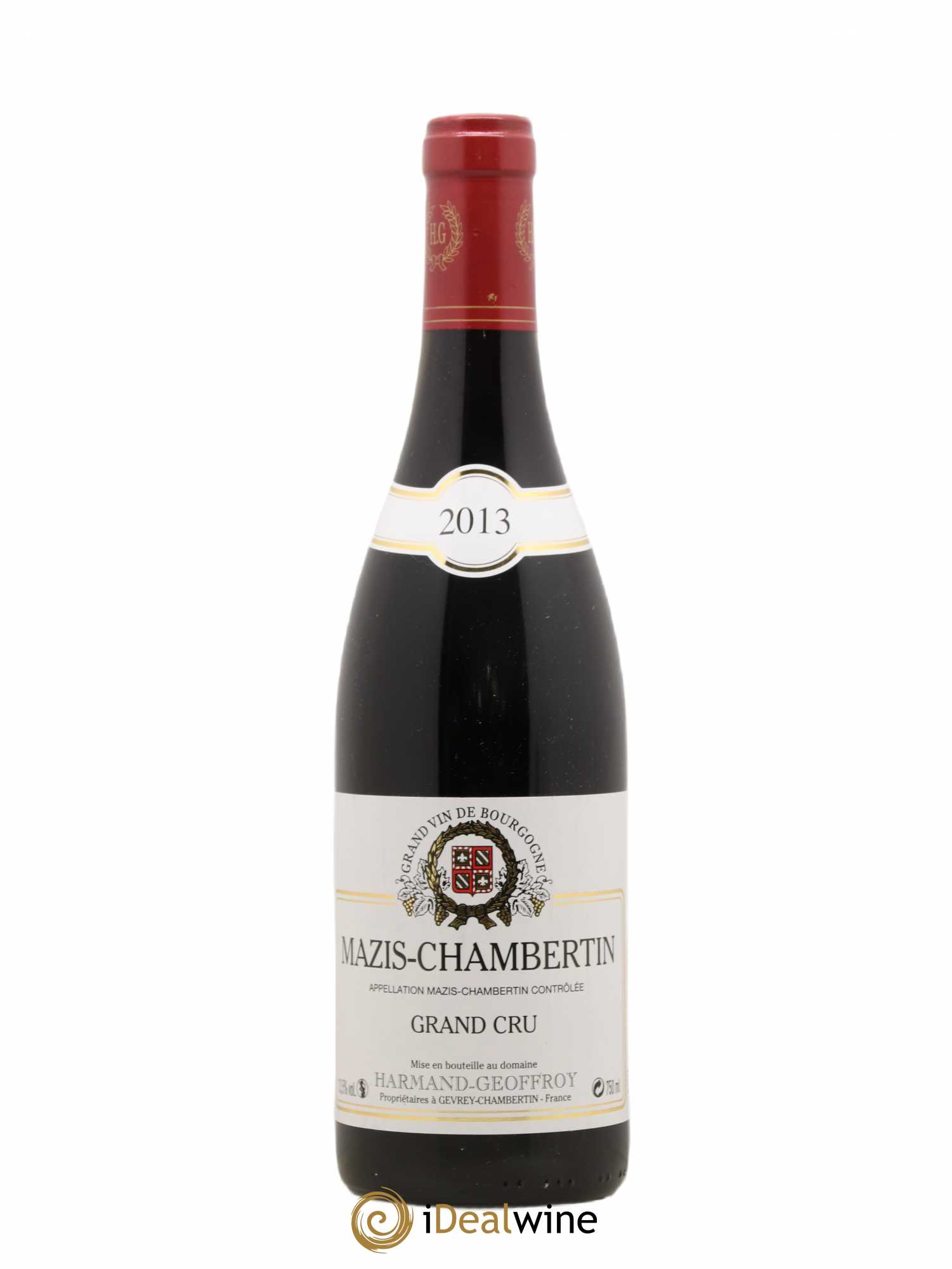 Mazis-Chambertin Grand Cru Harmand-Geoffroy (Domaine) 2013 - Lot de 1 bouteille - 0