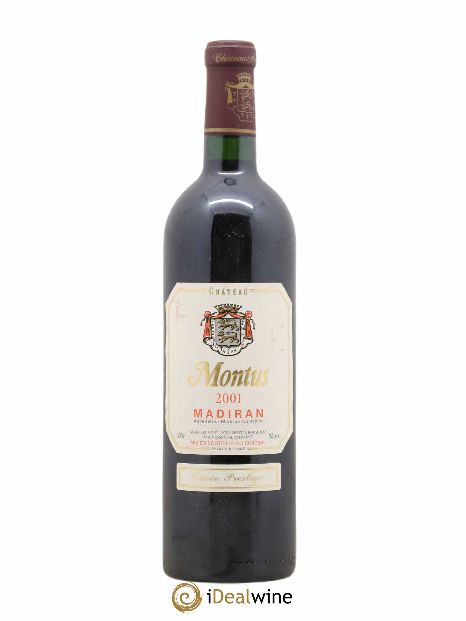 Madiran Château Montus-Prestige Alain Brumont 2001 - Lot de 1 bouteille - 0