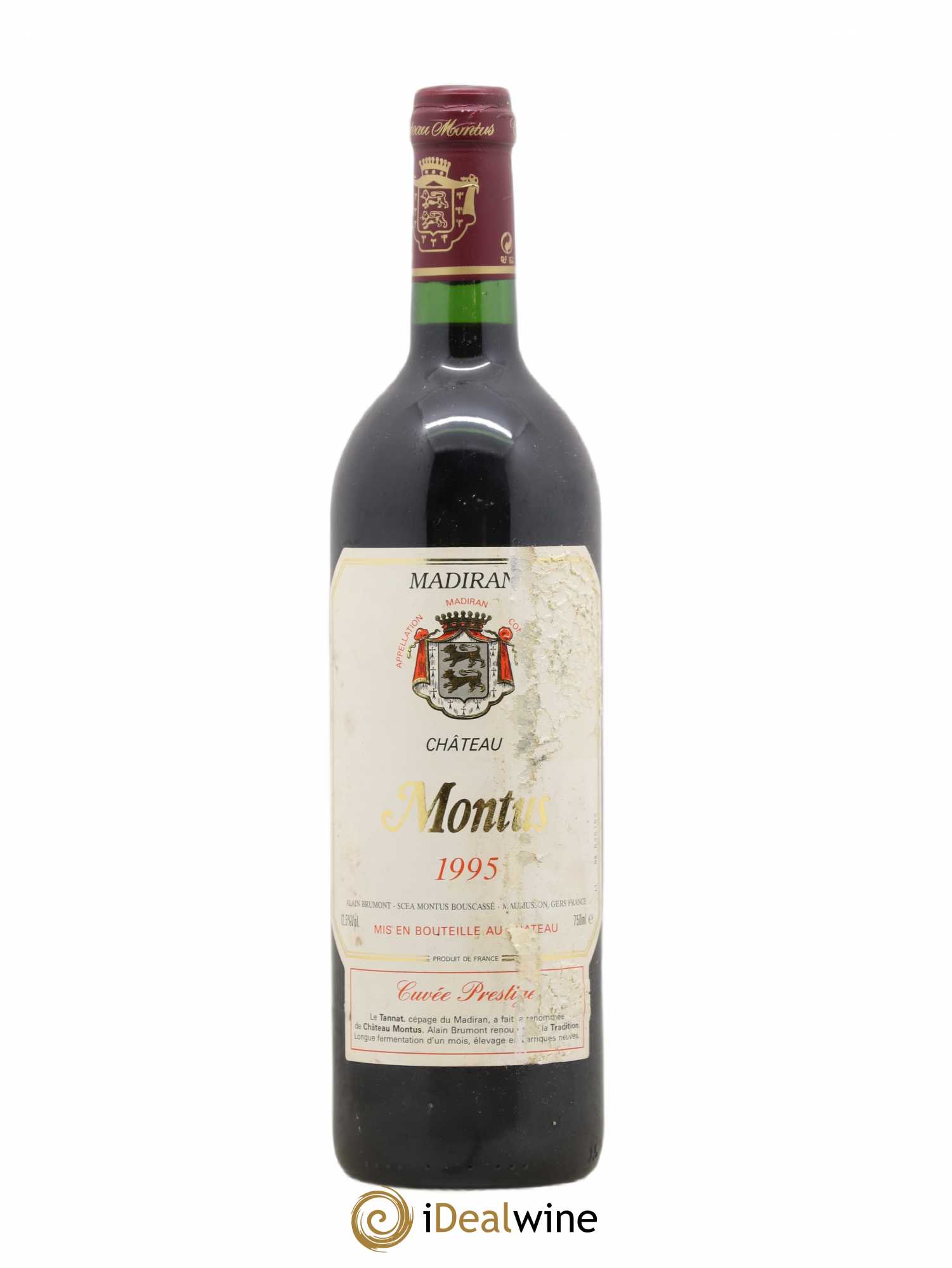 Madiran Château Montus-Prestige Alain Brumont 1995 - Lot de 1 bouteille - 0