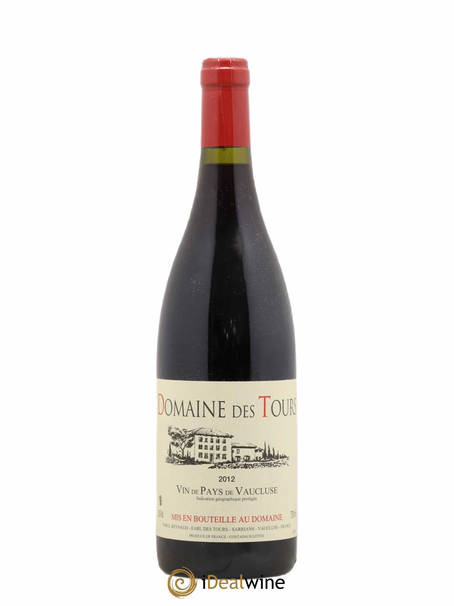 Vaucluse (Vin de Pays de Vaucluse) Domaine des Tours Emmanuel Reynaud 2012 - Lot de 1 bouteille - 0