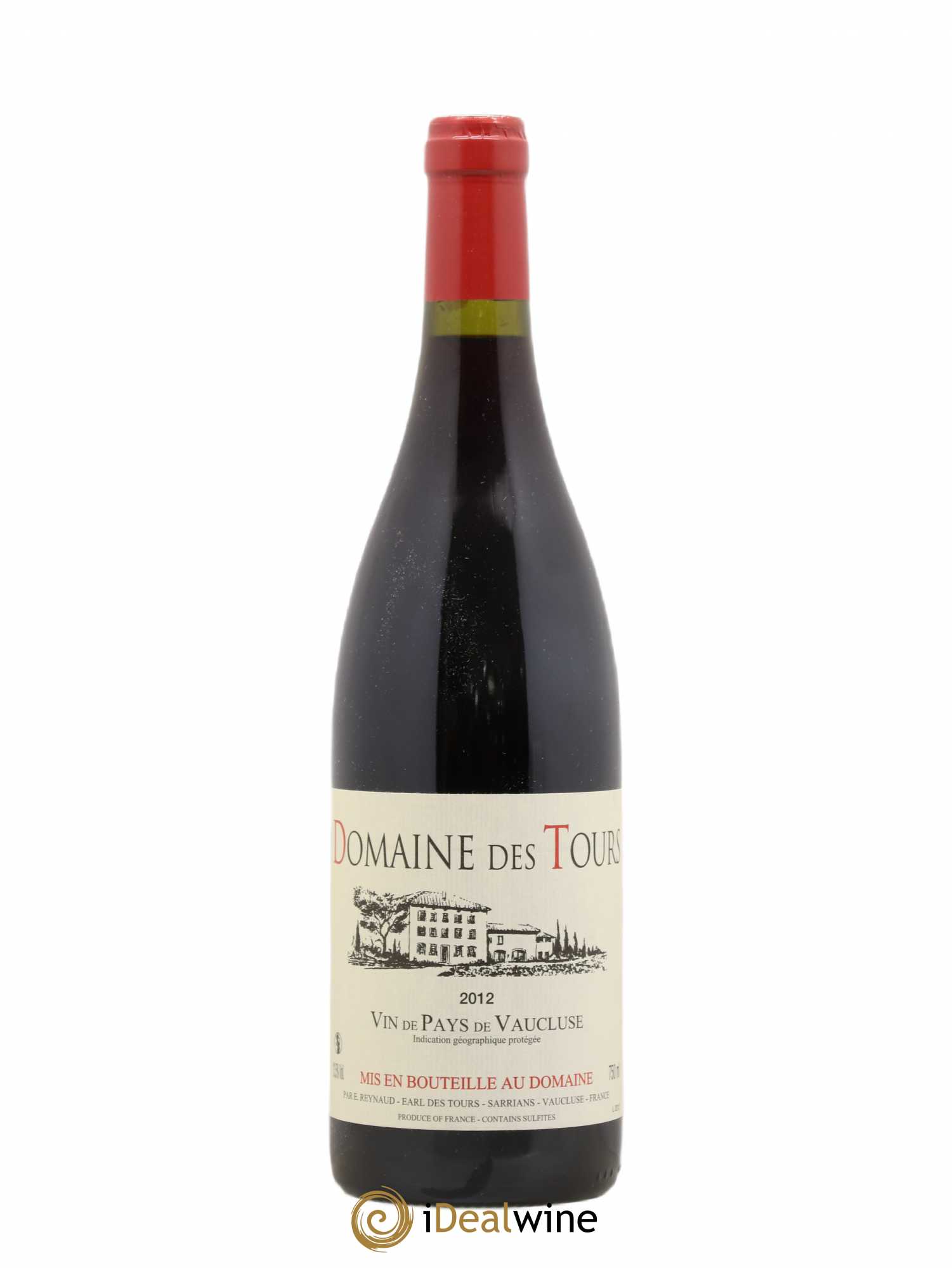 Vaucluse (Vin de Pays de Vaucluse) Domaine des Tours Emmanuel Reynaud 2012 - Lot de 1 bouteille - 0