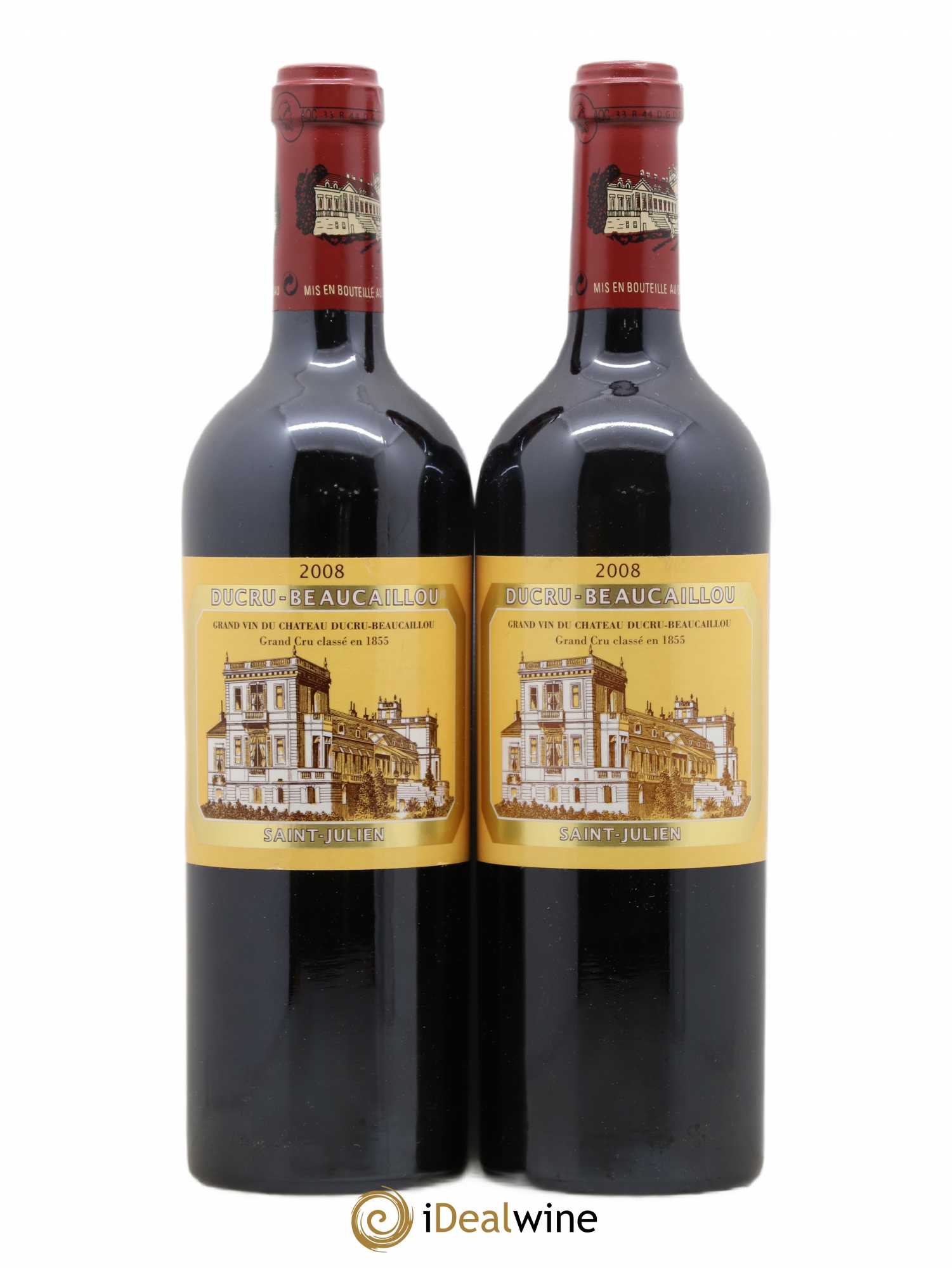 Château Ducru Beaucaillou 2ème Grand Cru Classé 2008 - Lot de 2 bouteilles - 0