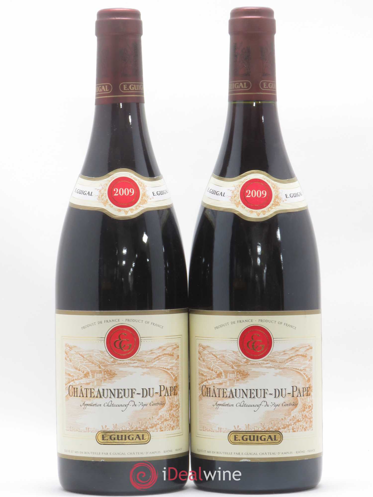 Châteauneuf-du-Pape Guigal (sans prix de réserve) 2009 - Lot de 2 bouteilles - 0