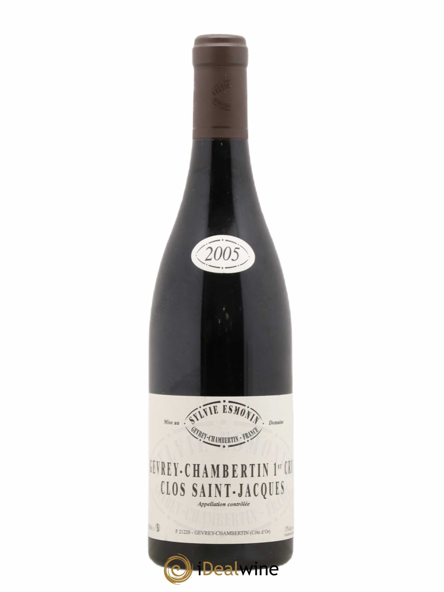 Gevrey-Chambertin 1er Cru Clos Saint Jacques Sylvie Esmonin 2005 - Lot de 1 bouteille - 0