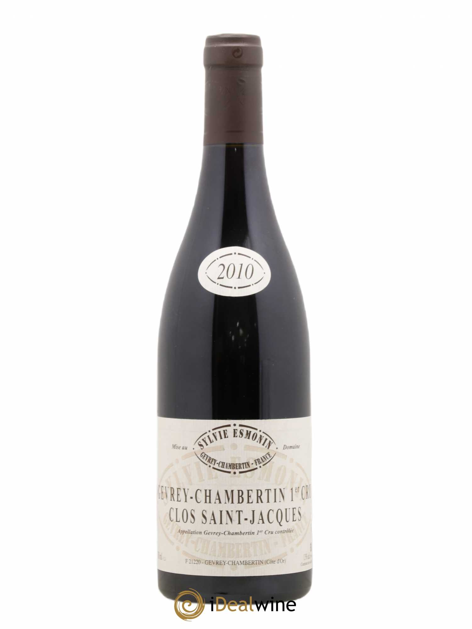 Gevrey-Chambertin 1er Cru Clos Saint Jacques Sylvie Esmonin 2010 - Posten von 1 Flasche - 0