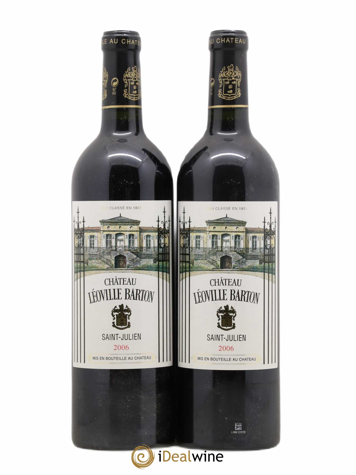 Château Léoville Barton 2ème Grand Cru Classé 2006 - Lot de 2 bouteilles - 0