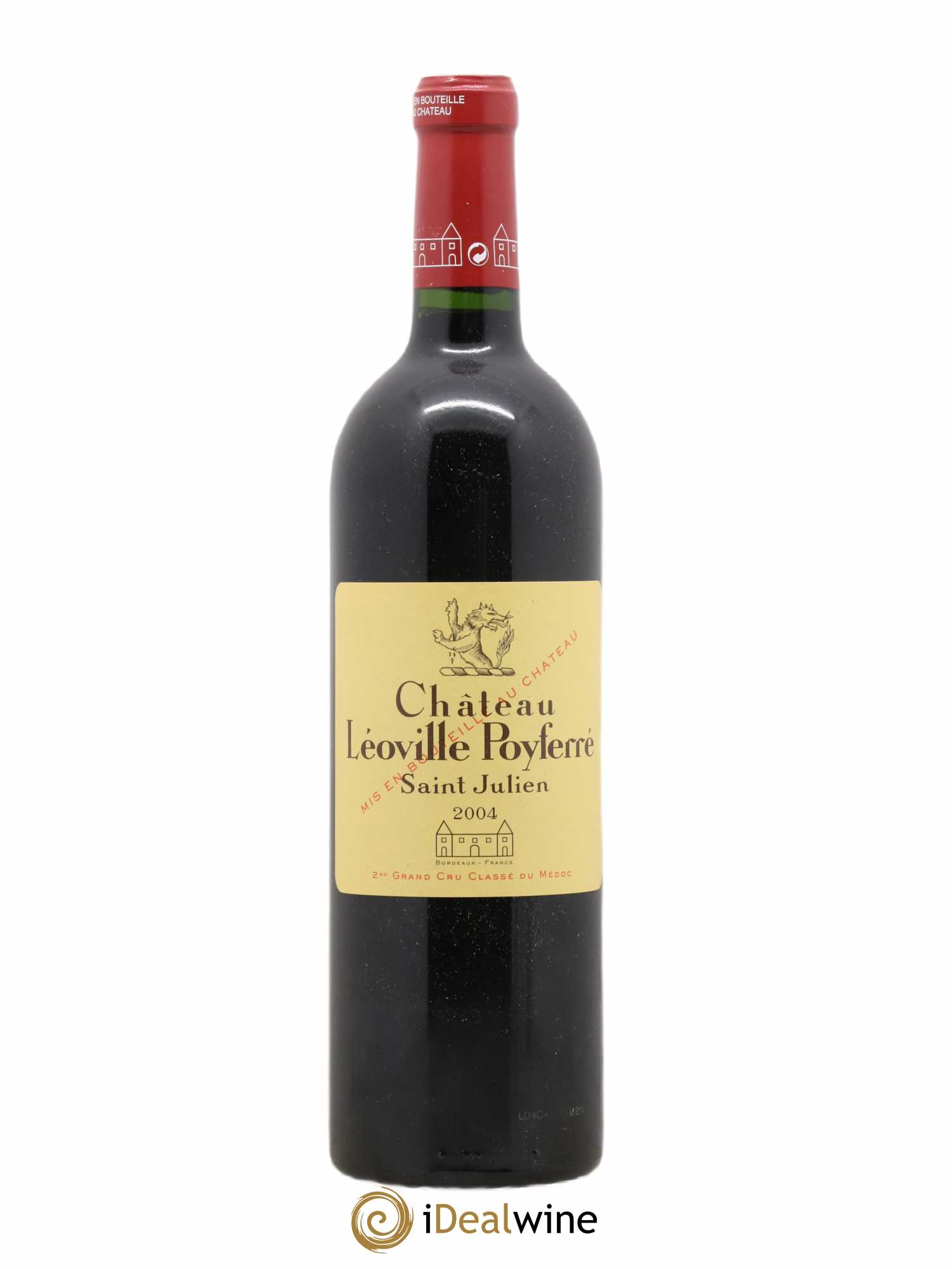 Château Léoville Poyferré 2ème Grand Cru Classé 2004 - Lot de 1 bouteille - 0