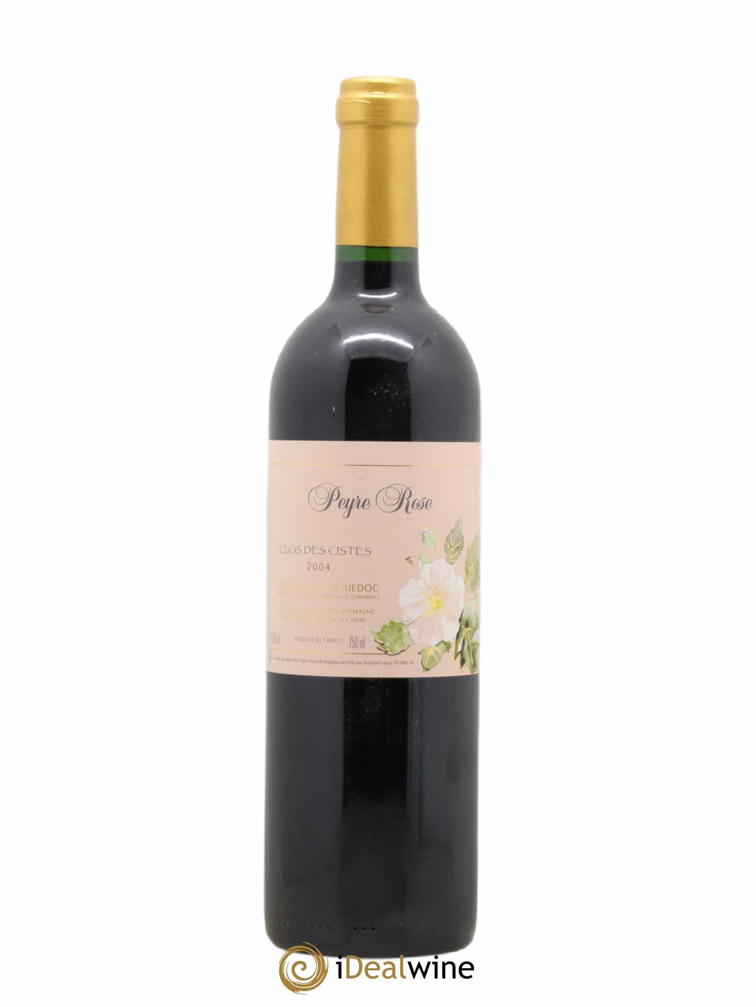Vin de France (anciennement Coteaux du Languedoc) Domaine Peyre Rose Les Cistes Marlène Soria 2004 - Lot de 1 bouteille - 0