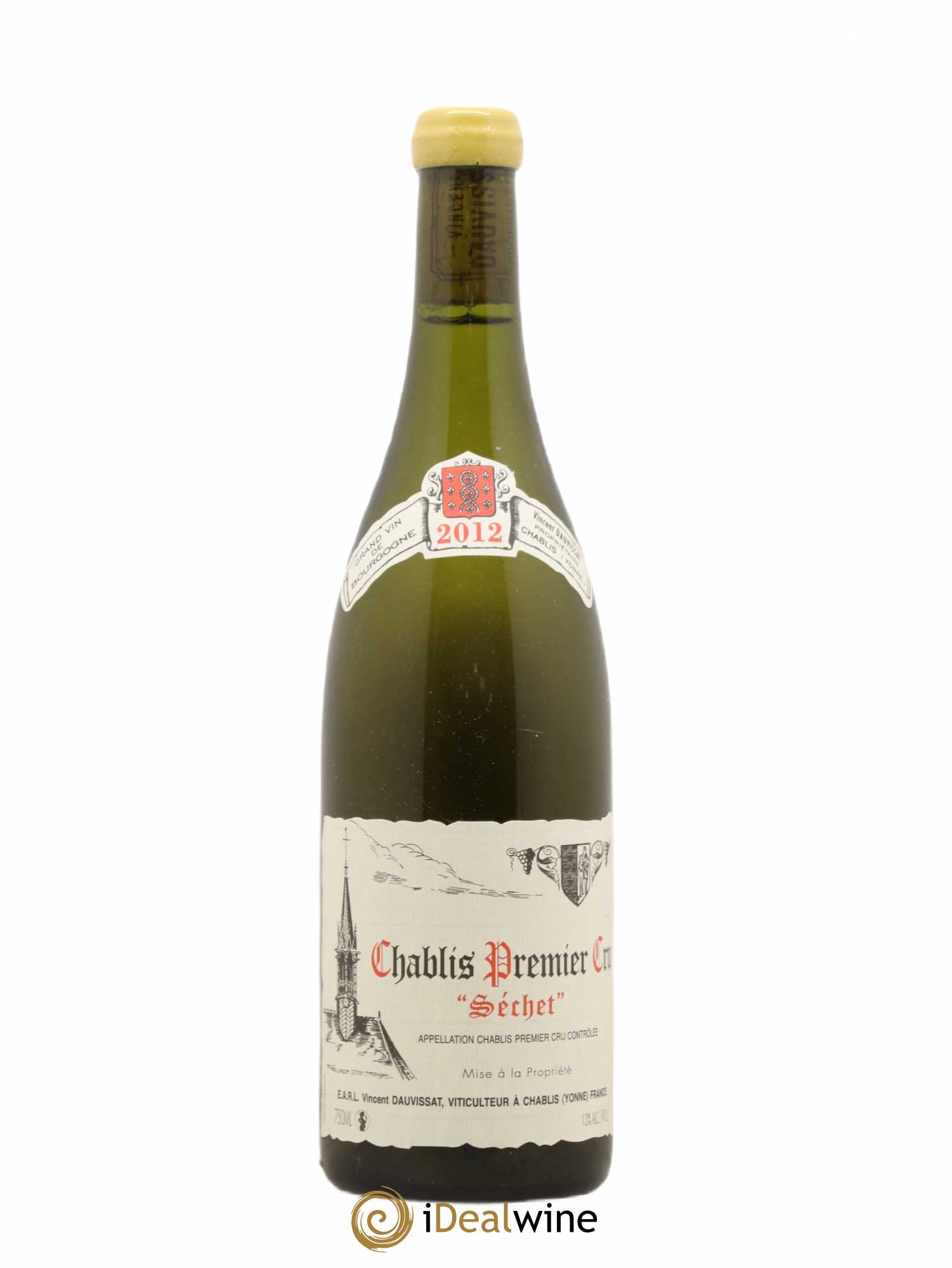 Chablis 1er Cru Séchet Vincent Dauvissat (Domaine) 2012 - Lot de 1 bouteille - 0