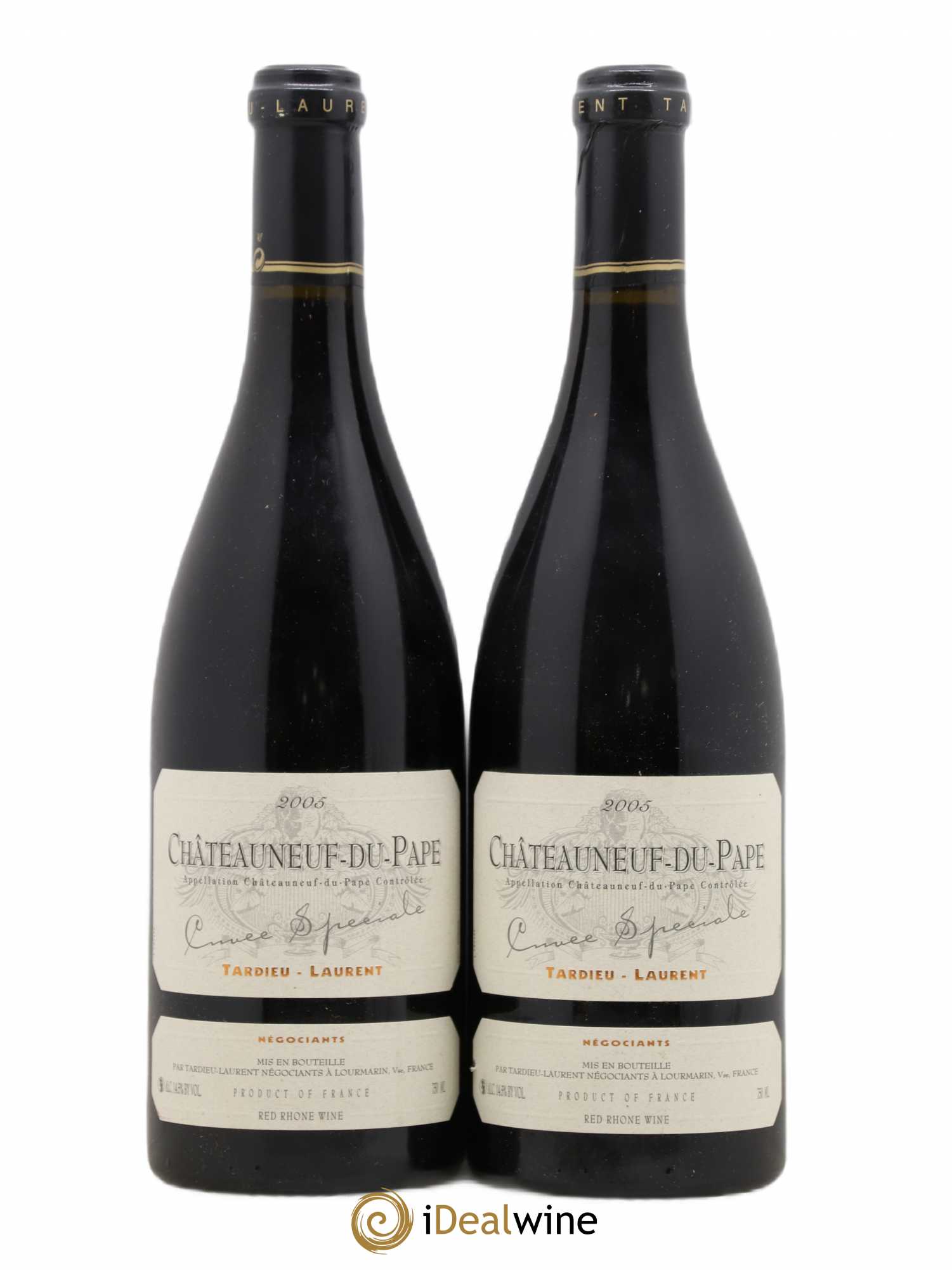 Châteauneuf-du-Pape Tardieu-Laurent Cuvée spéciale Famille Tardieu 2005 - Lot de 2 bouteilles - 0