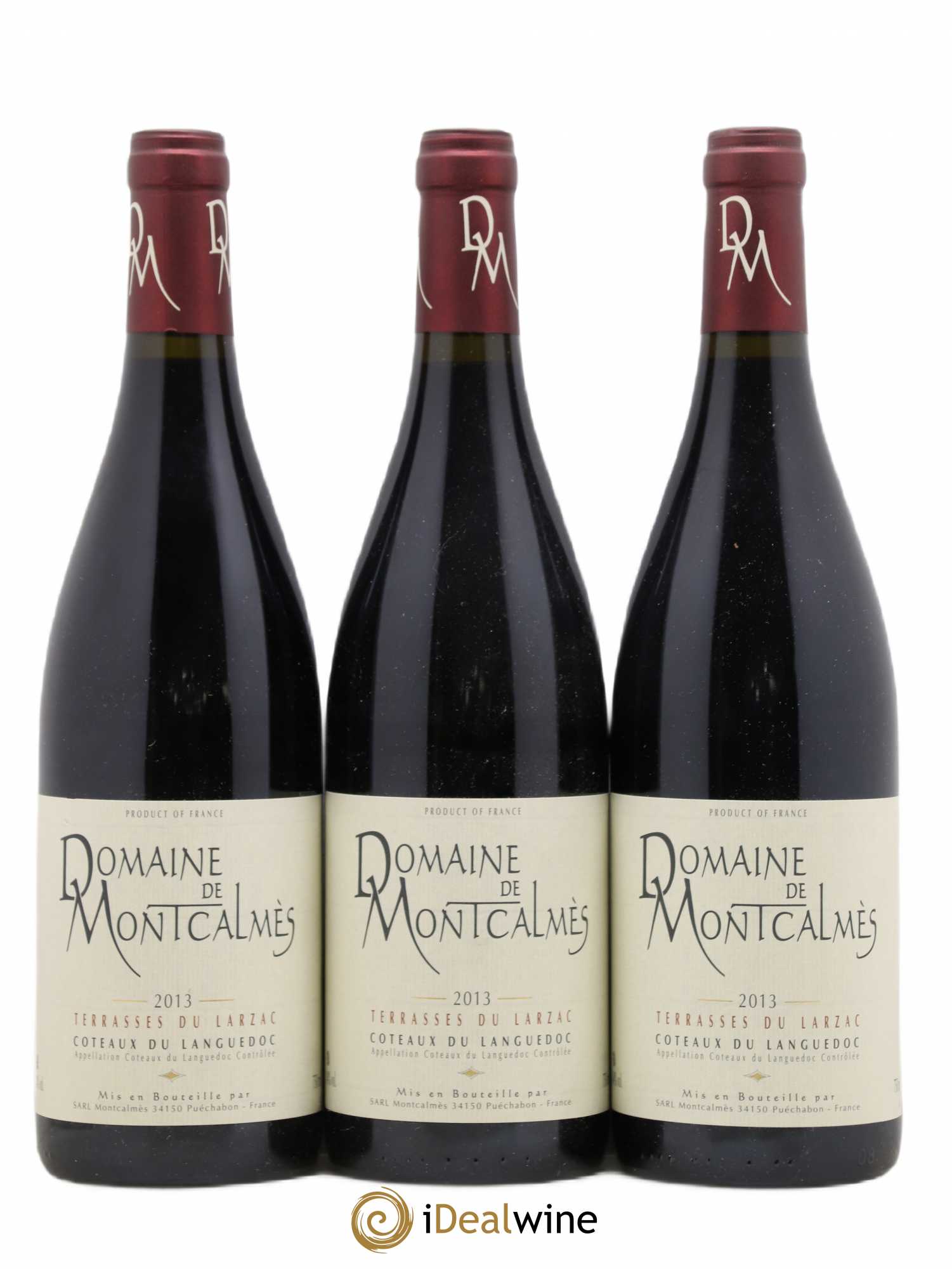 Terrasses du Larzac Domaine de Montcalmès Frédéric Pourtalié 2013 - Lot de 3 bouteilles - 0
