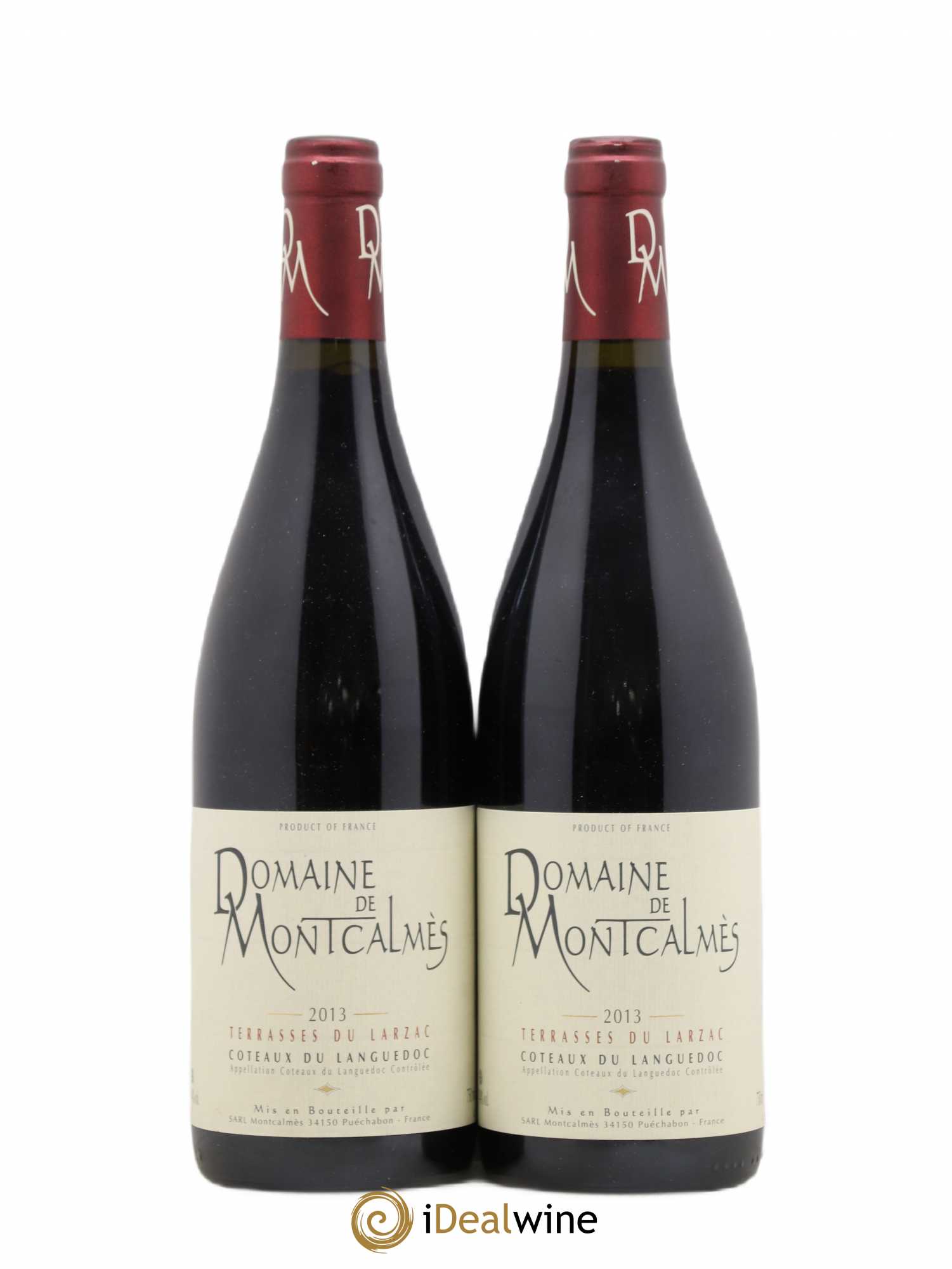 Terrasses du Larzac Domaine de Montcalmès Frédéric Pourtalié 2013 - Lot de 2 bouteilles - 0