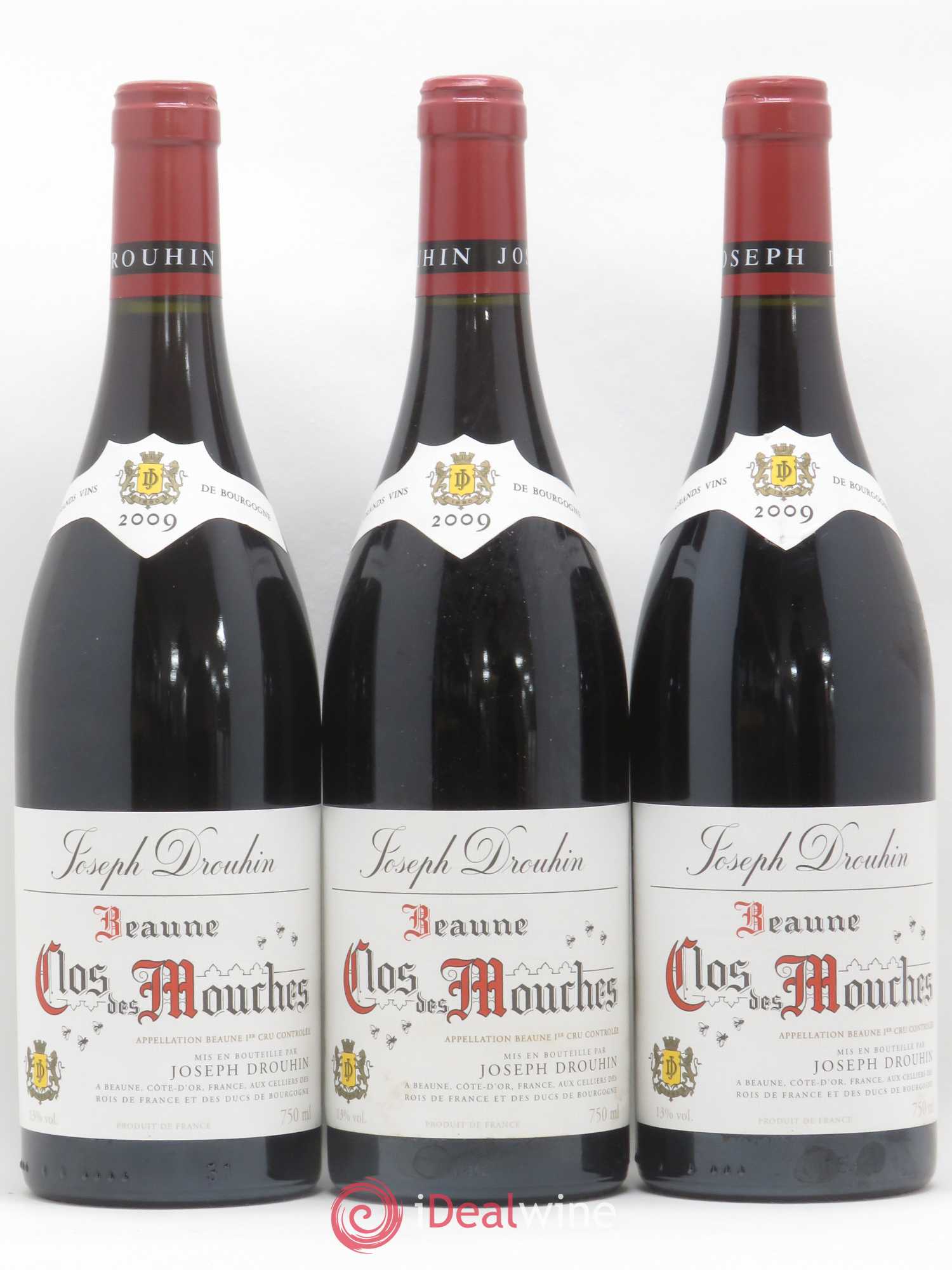 Beaune 1er Cru Clos des Mouches Joseph Drouhin 2009 - Lot de 3 bouteilles - 0