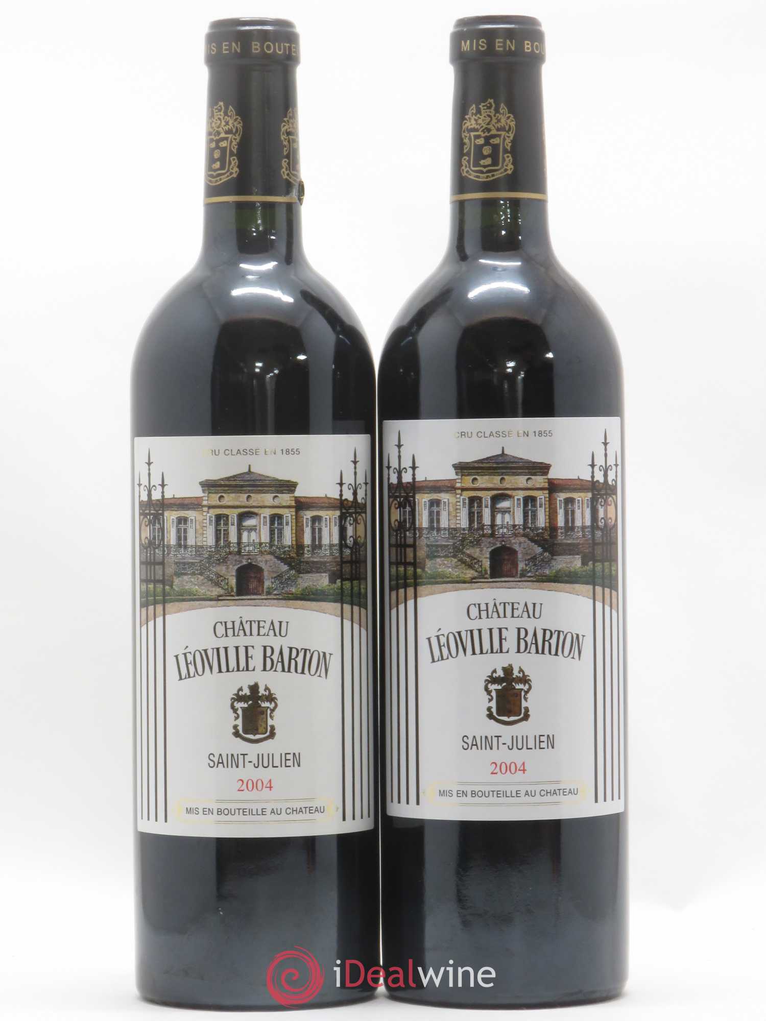 Château Léoville Barton 2ème Grand Cru Classé 2004 - Lot de 2 bouteilles - 0