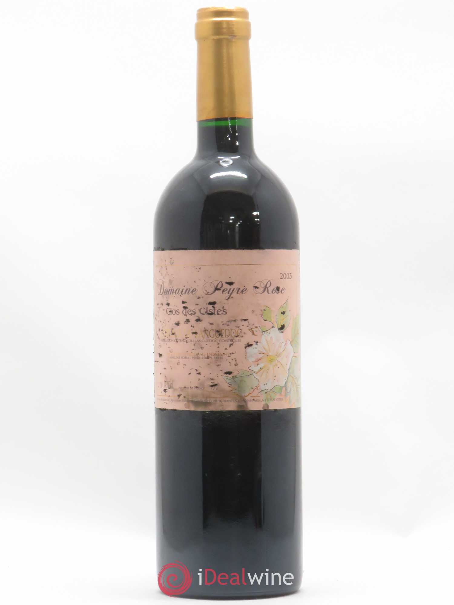 Vin de France (anciennement Coteaux du Languedoc) Domaine Peyre Rose Les Cistes Marlène Soria 2003 - Lot de 1 bouteille - 0