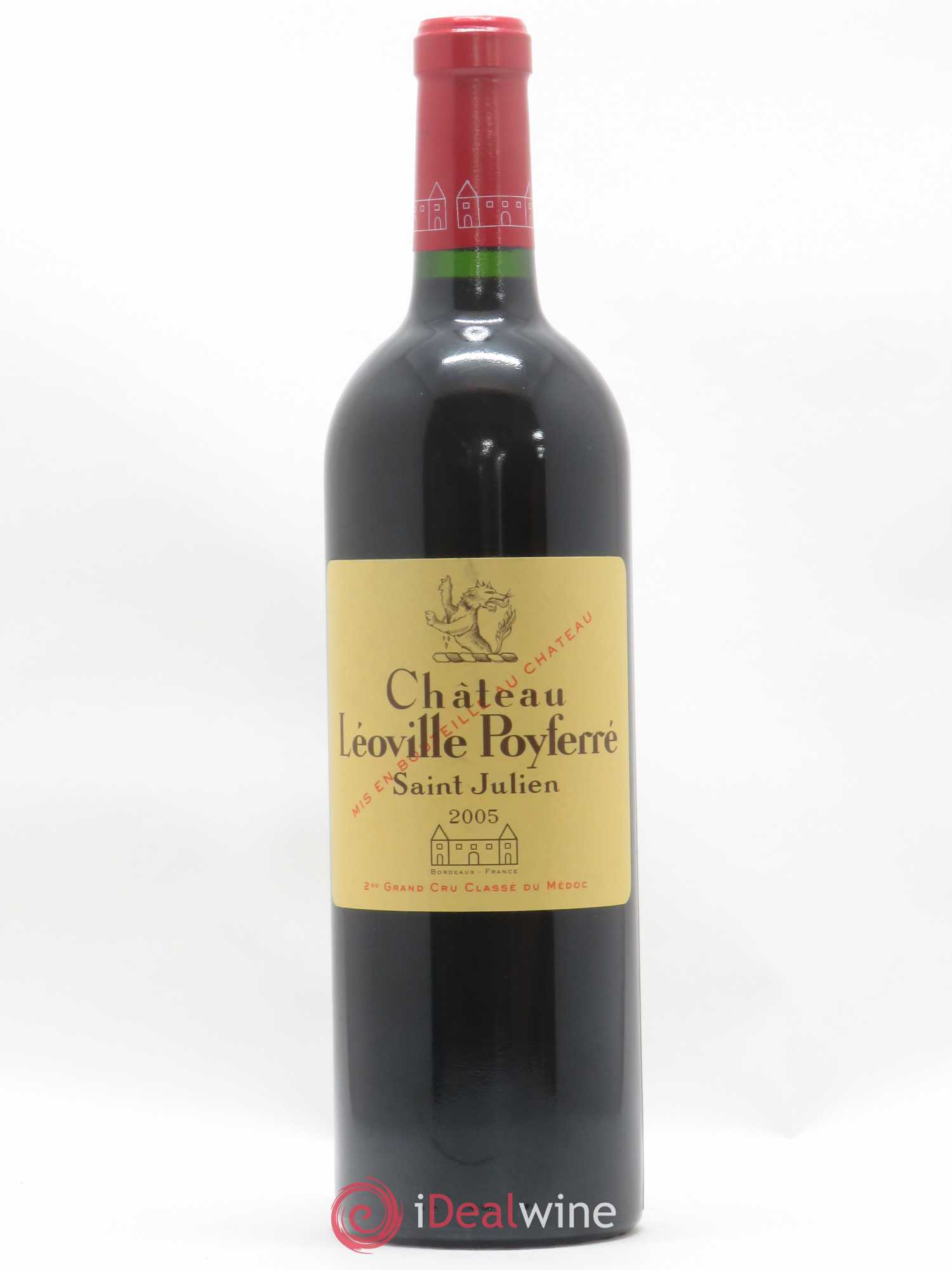 Château Léoville Poyferré 2ème Grand Cru Classé 2005 - Lot de 1 bouteille - 0