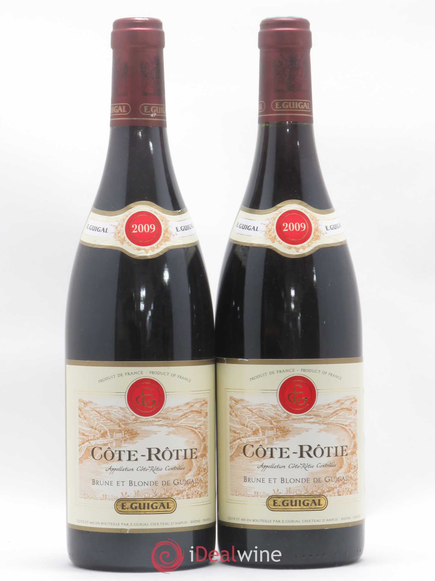 Côte-Rôtie Côtes Brune et Blonde Guigal 2009 - Lot de 2 bouteilles - 0