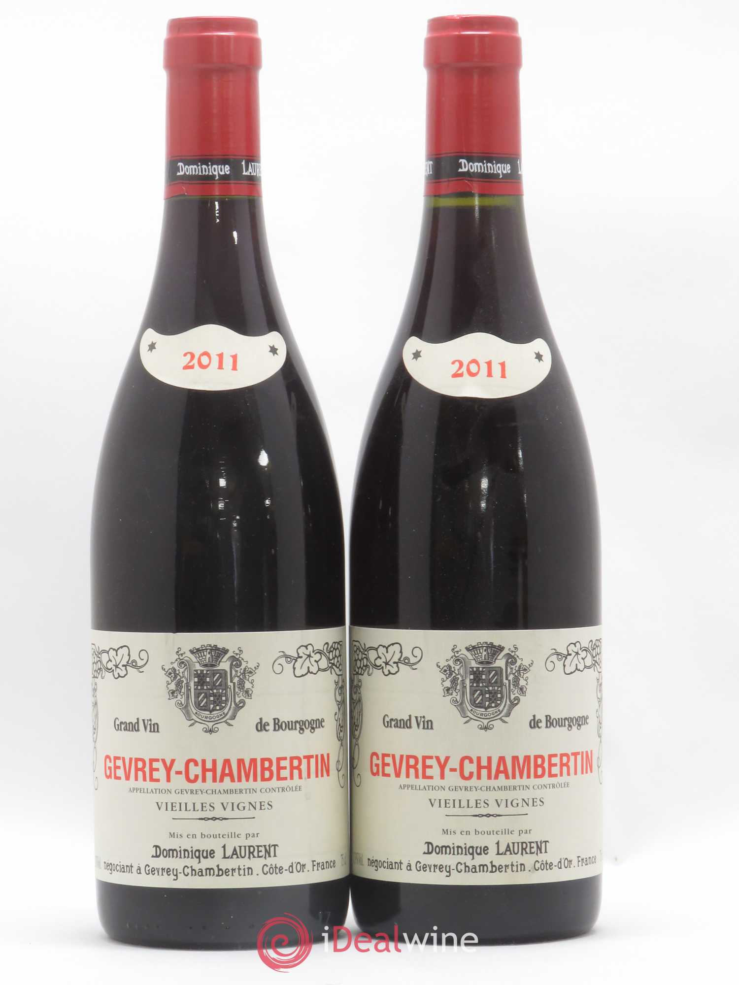 Gevrey-Chambertin Vieilles vignes Dominique Laurent 2011 - Lot de 2 bouteilles - 0