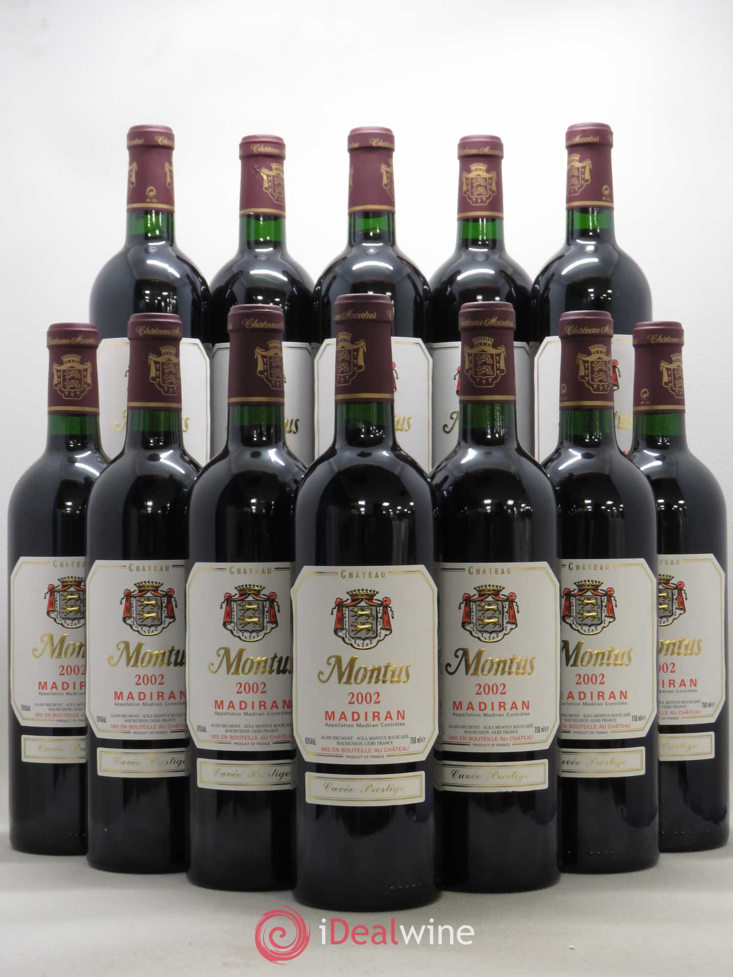 Madiran Château Montus-Prestige Alain Brumont (sans prix de réserve) 2002 - Lot de 12 bouteilles - 0