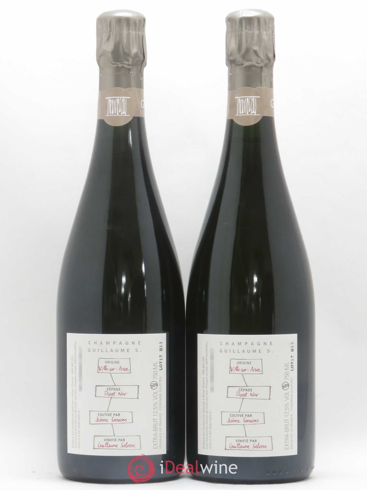 Largillier Extra-Brut Guillaume Selosse - Lot de 2 bouteilles - 1