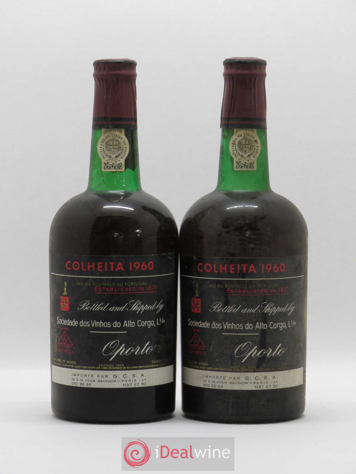 Porto Colheita Alto Corgo 1960 - Posten von 2 Flaschen - 0