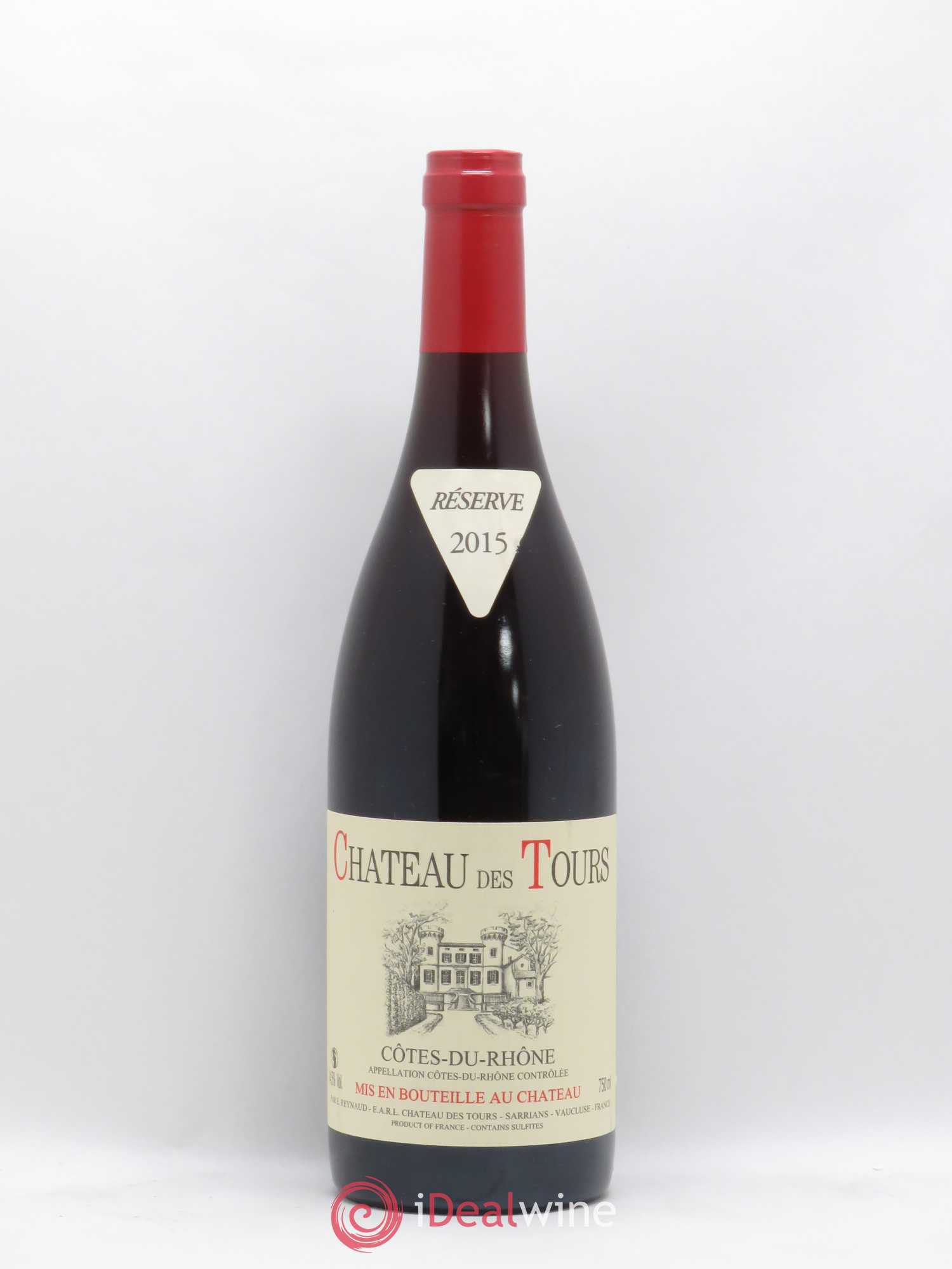 Côtes-du-Rhône Château des Tours Emmanuel Reynaud 2015 - Lot de 1 bouteille - 0