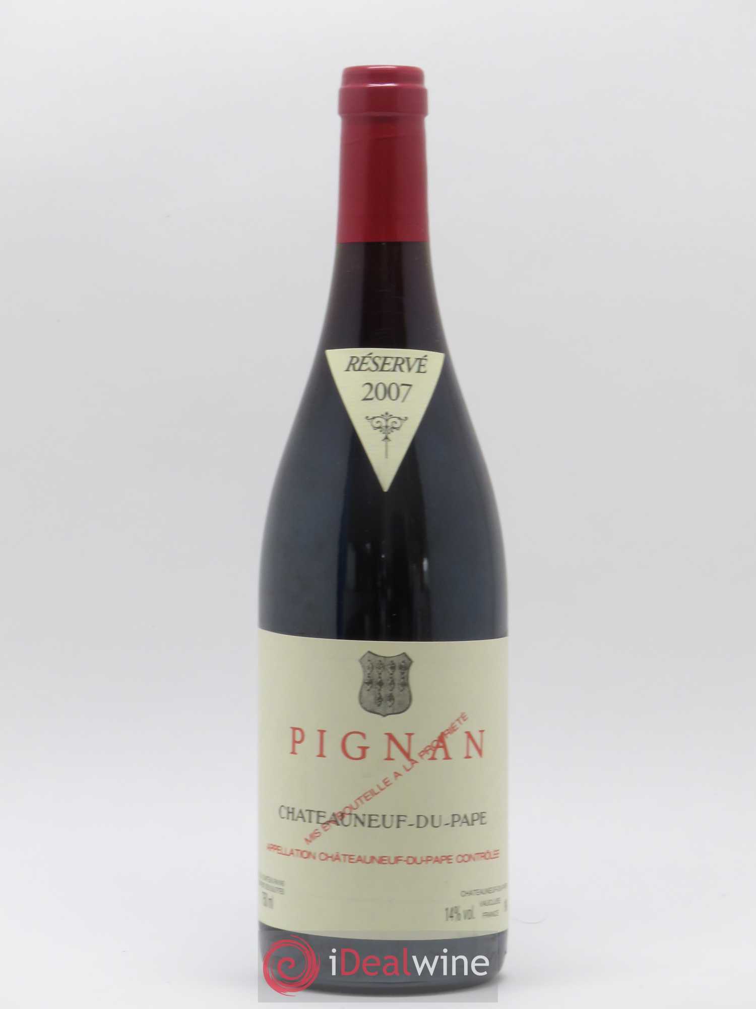 Châteauneuf-du-Pape Pignan Emmanuel Reynaud 2007 - Lot de 1 bouteille - 0