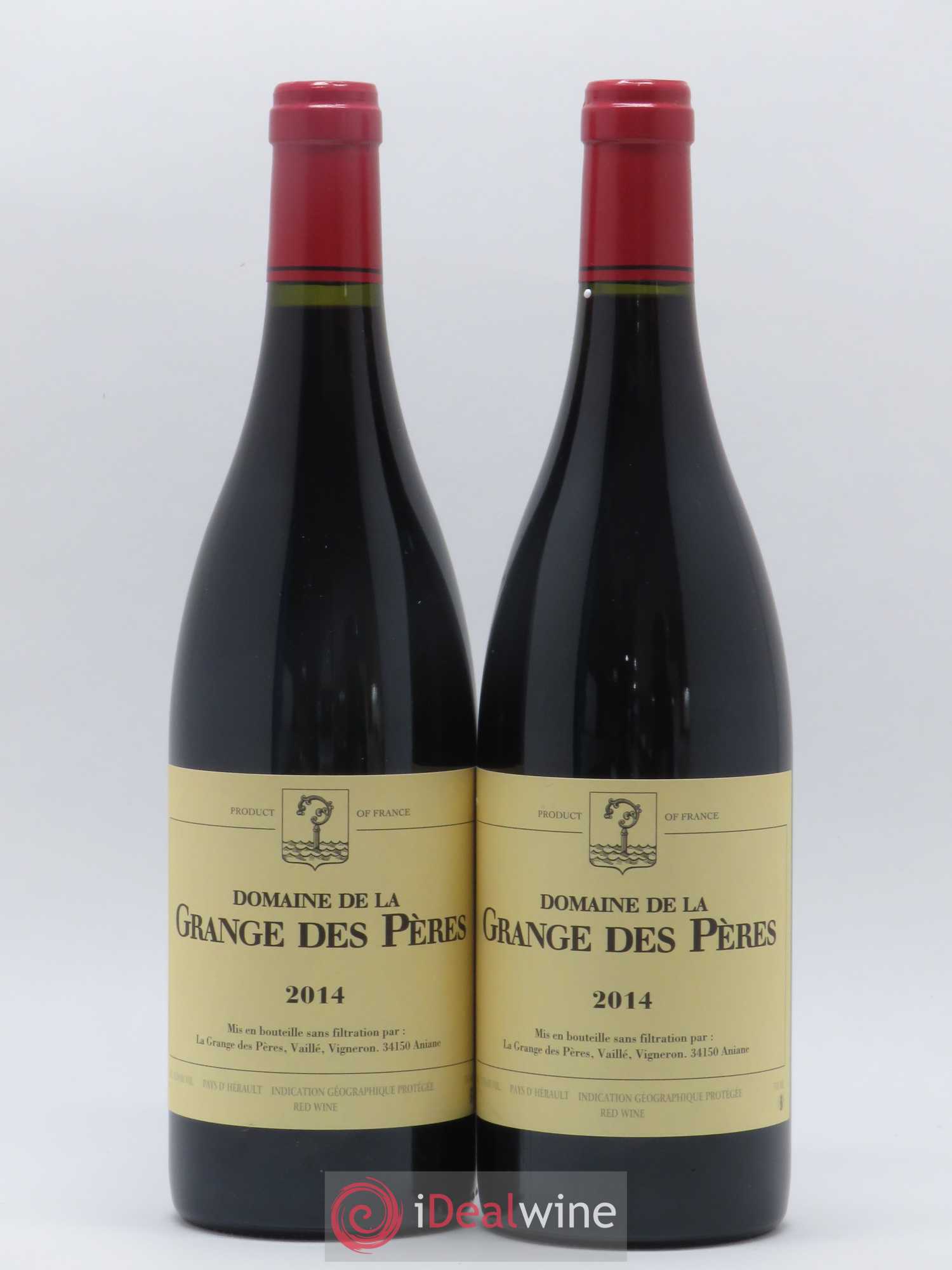 Pays d'Hérault Grange des Pères Laurent Vaillé 2014 - Lot de 2 bouteilles - 0