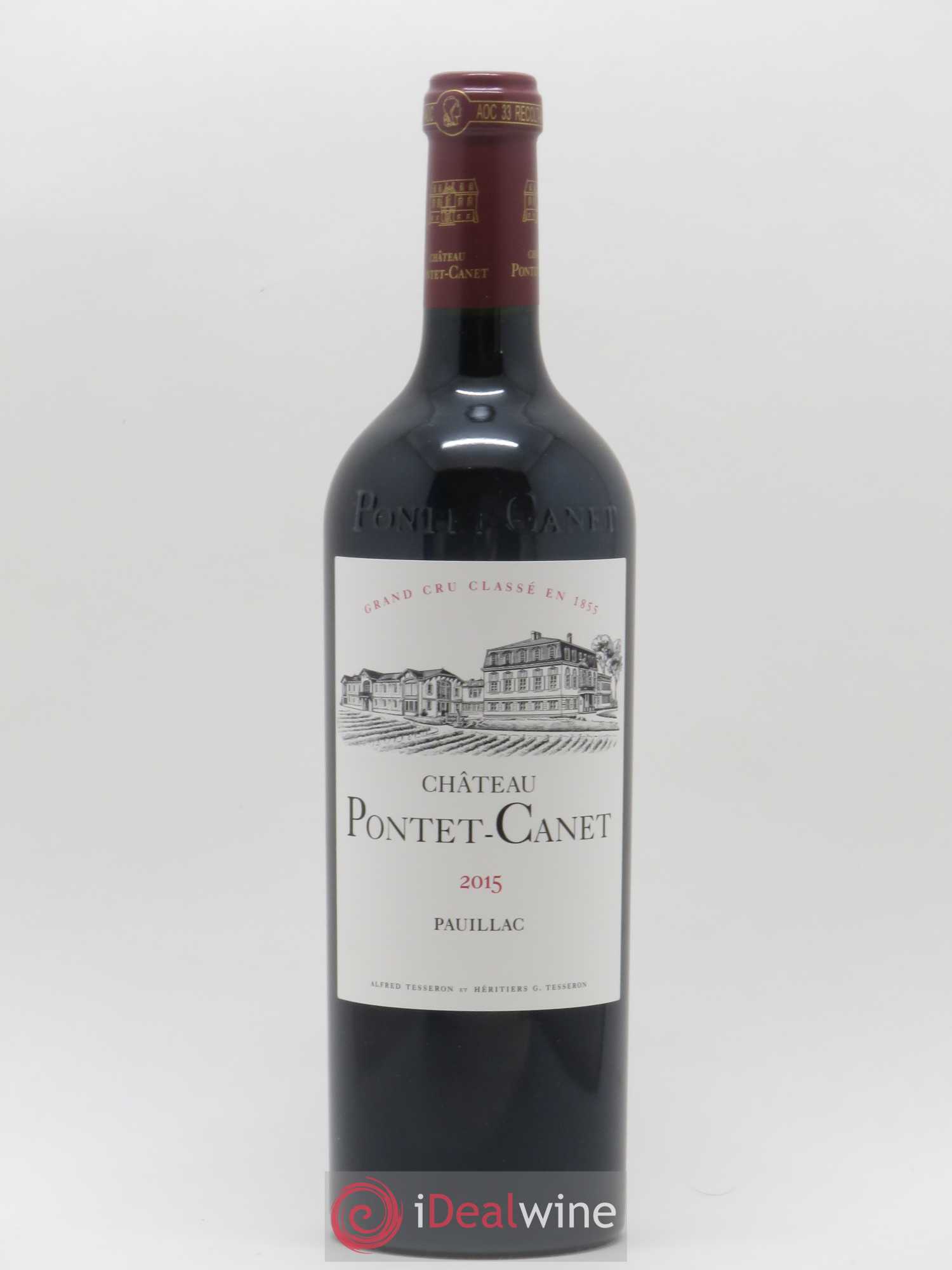 Château Pontet Canet 5ème Grand Cru Classé 2015 - Lot de 1 bouteille - 0