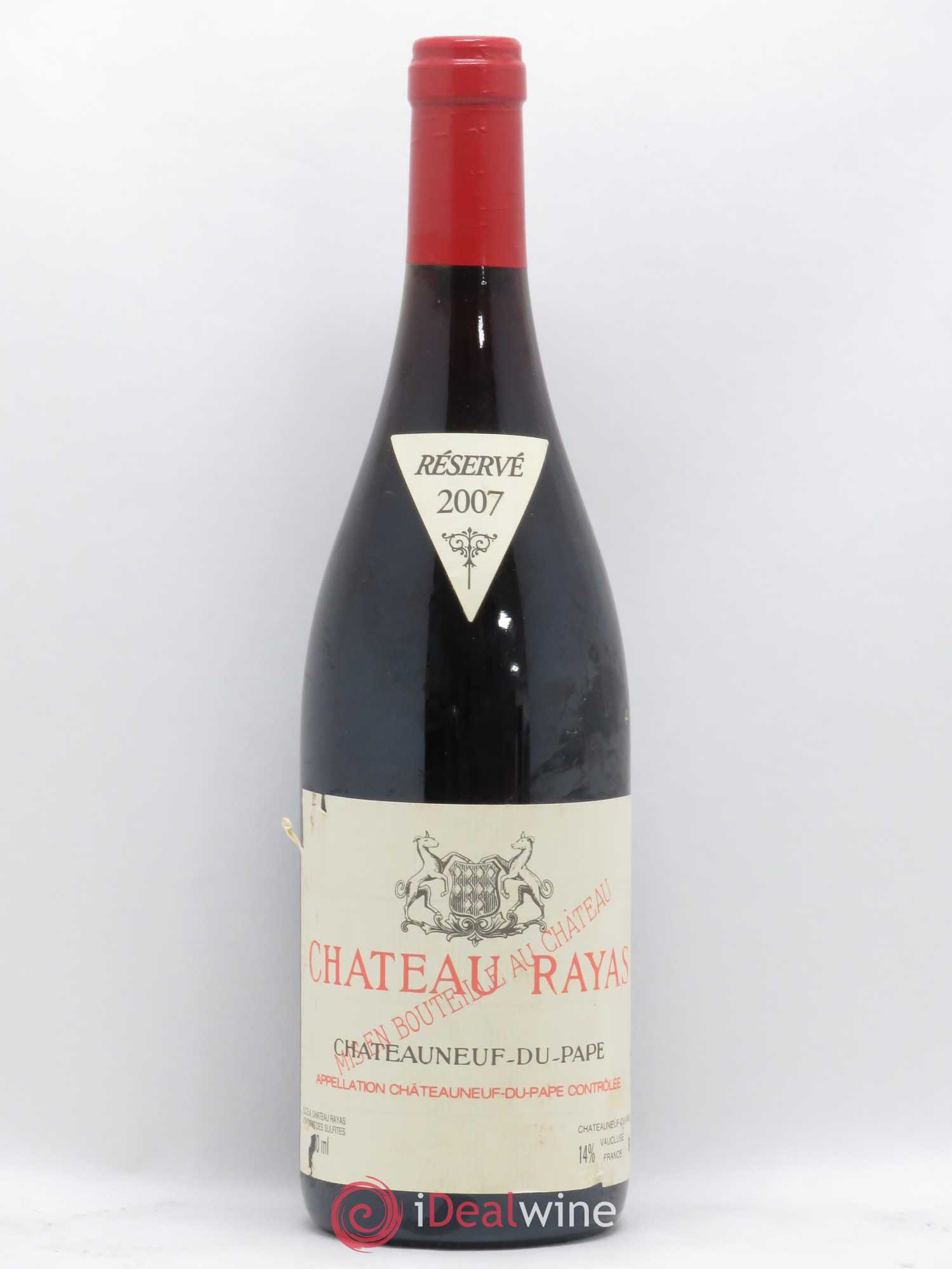 Châteauneuf-du-Pape Château Rayas Emmanuel Reynaud 2007 - Lot de 1 bouteille - 0