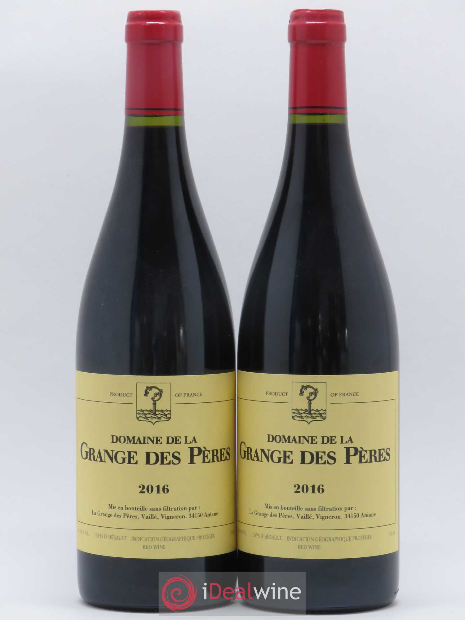 Pays d'Hérault Grange des Pères Laurent Vaillé 2016 - Lot de 2 bouteilles - 0