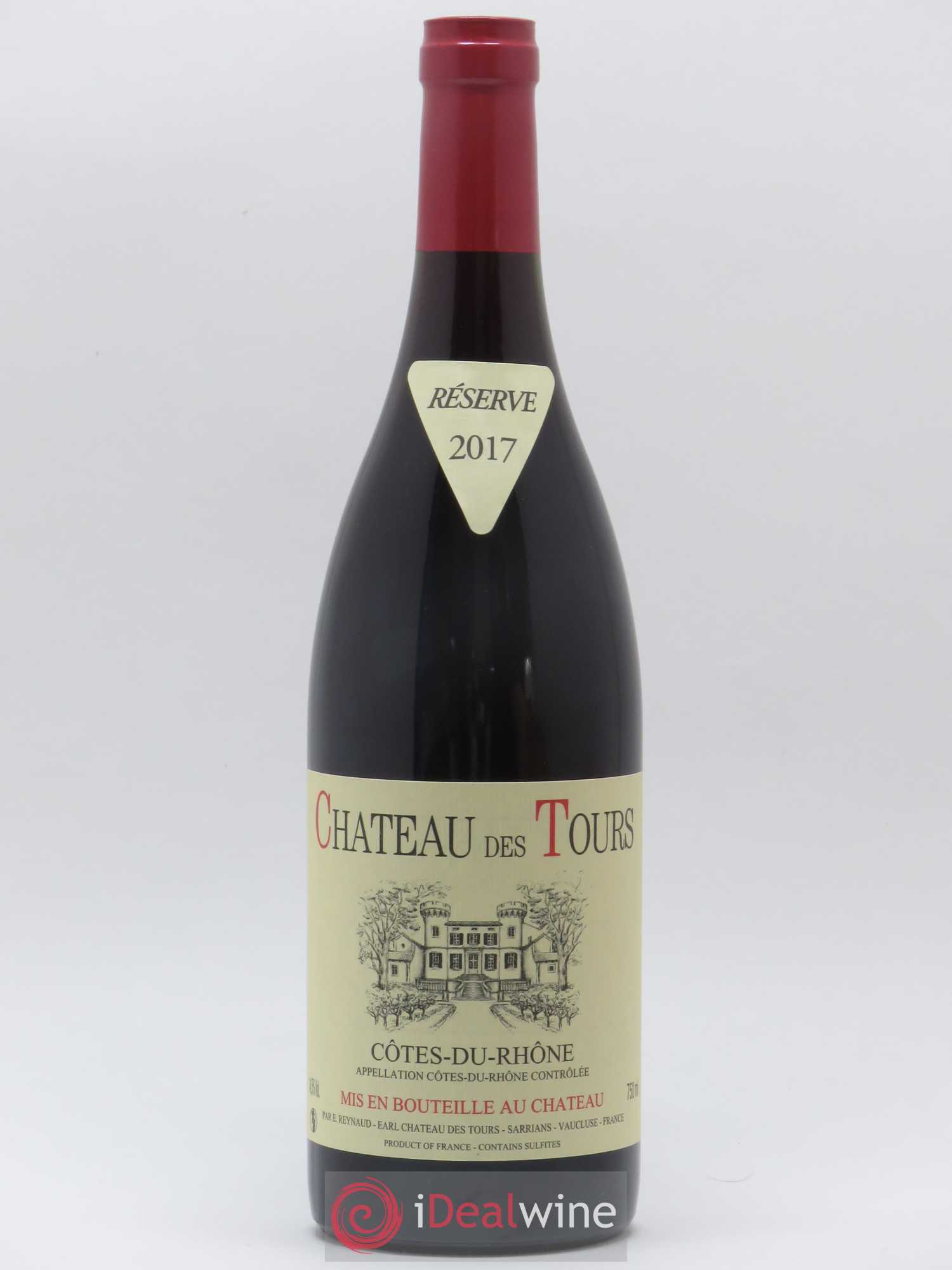 Côtes-du-Rhône Château des Tours Emmanuel Reynaud 2017 - Lot de 1 bouteille - 0